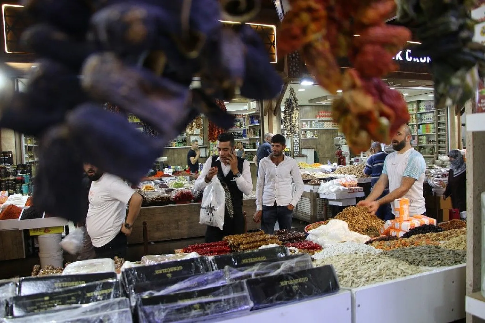 Kapalı Çarşıda 'Bayram' yoğunluğu