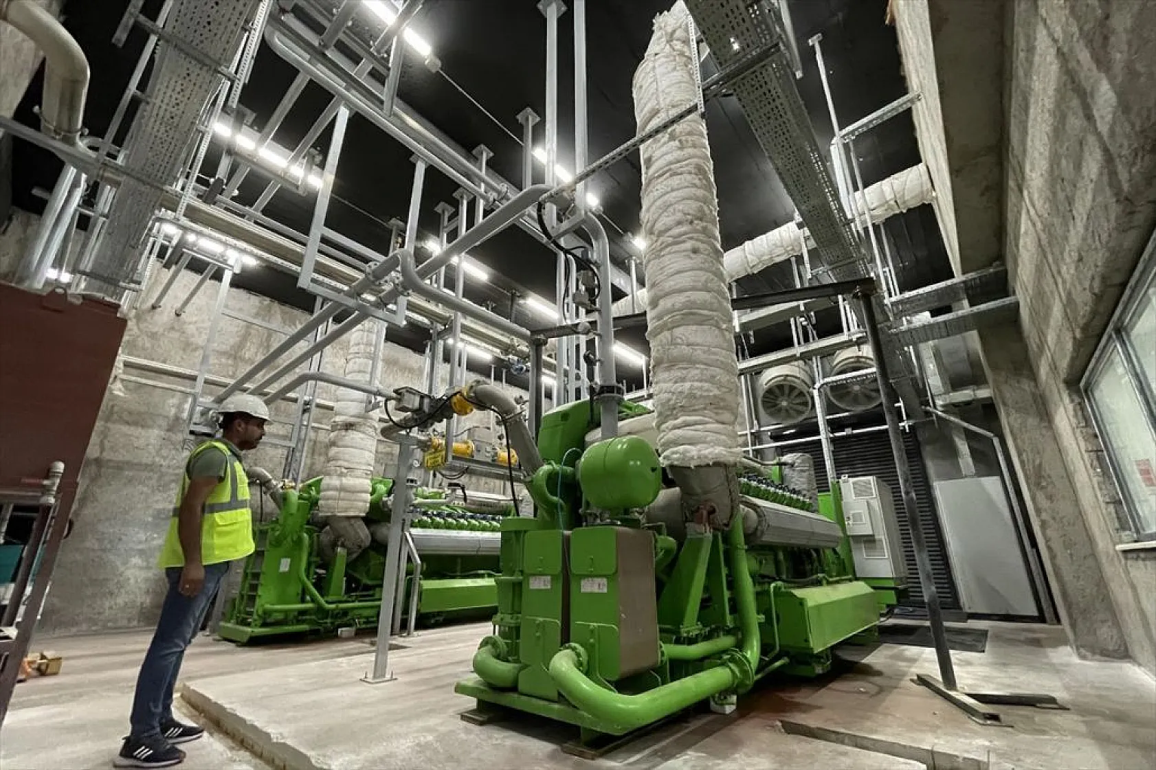 Bu tesiste ayda 2 milyon kilovatsaat elektrik üretiliyor