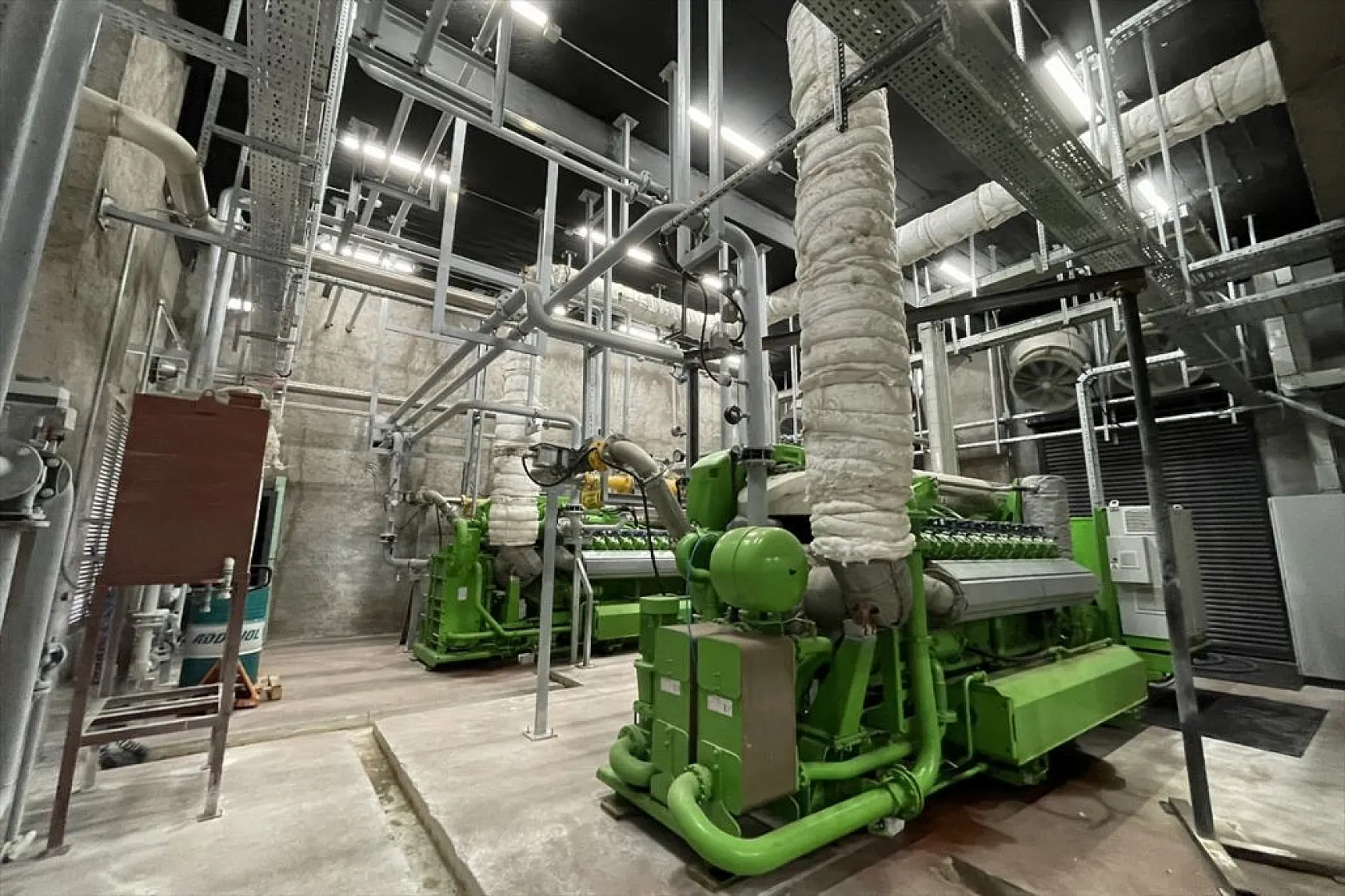 Bu tesiste ayda 2 milyon kilovatsaat elektrik üretiliyor