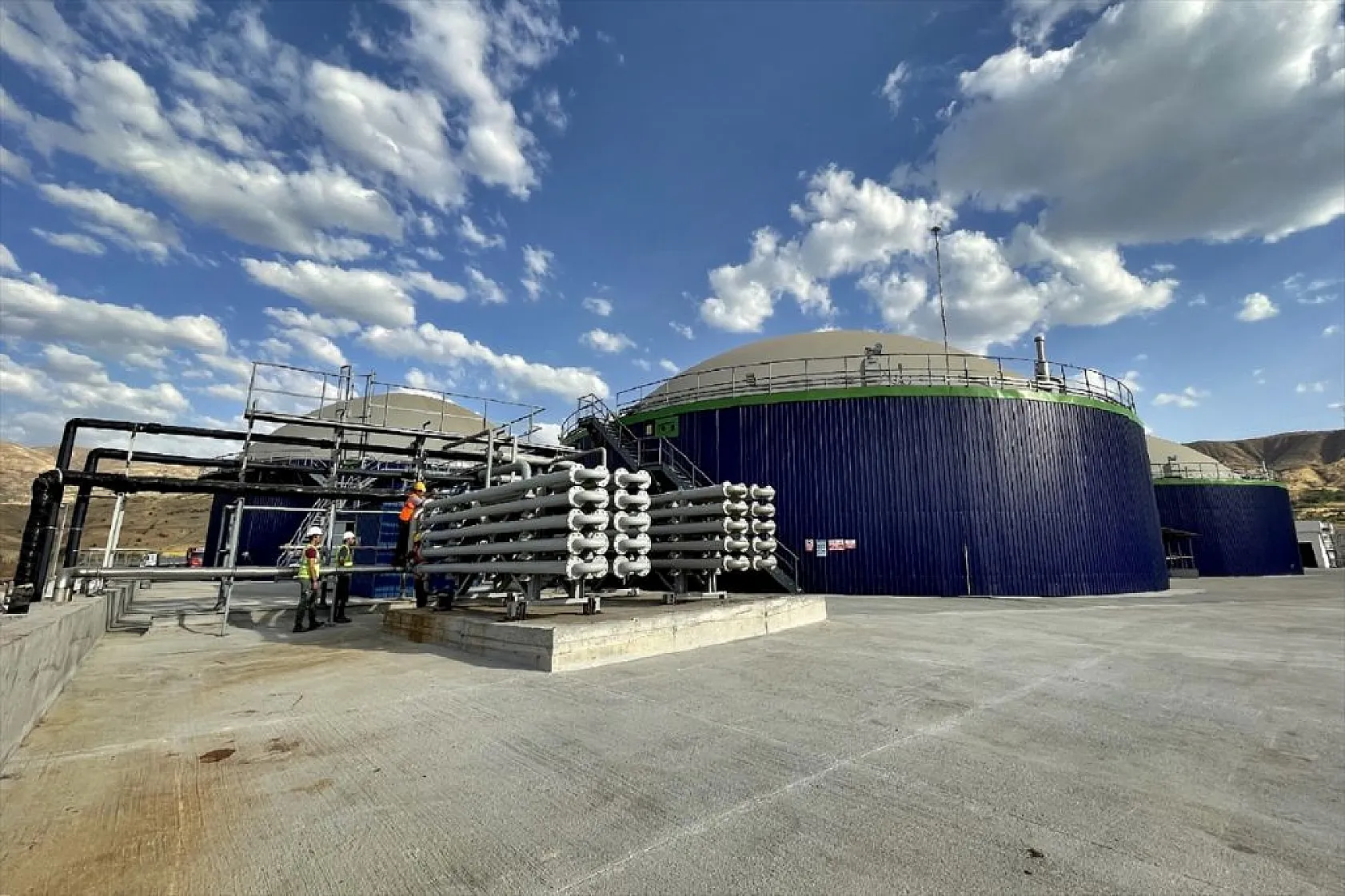 Bu tesiste ayda 2 milyon kilovatsaat elektrik üretiliyor