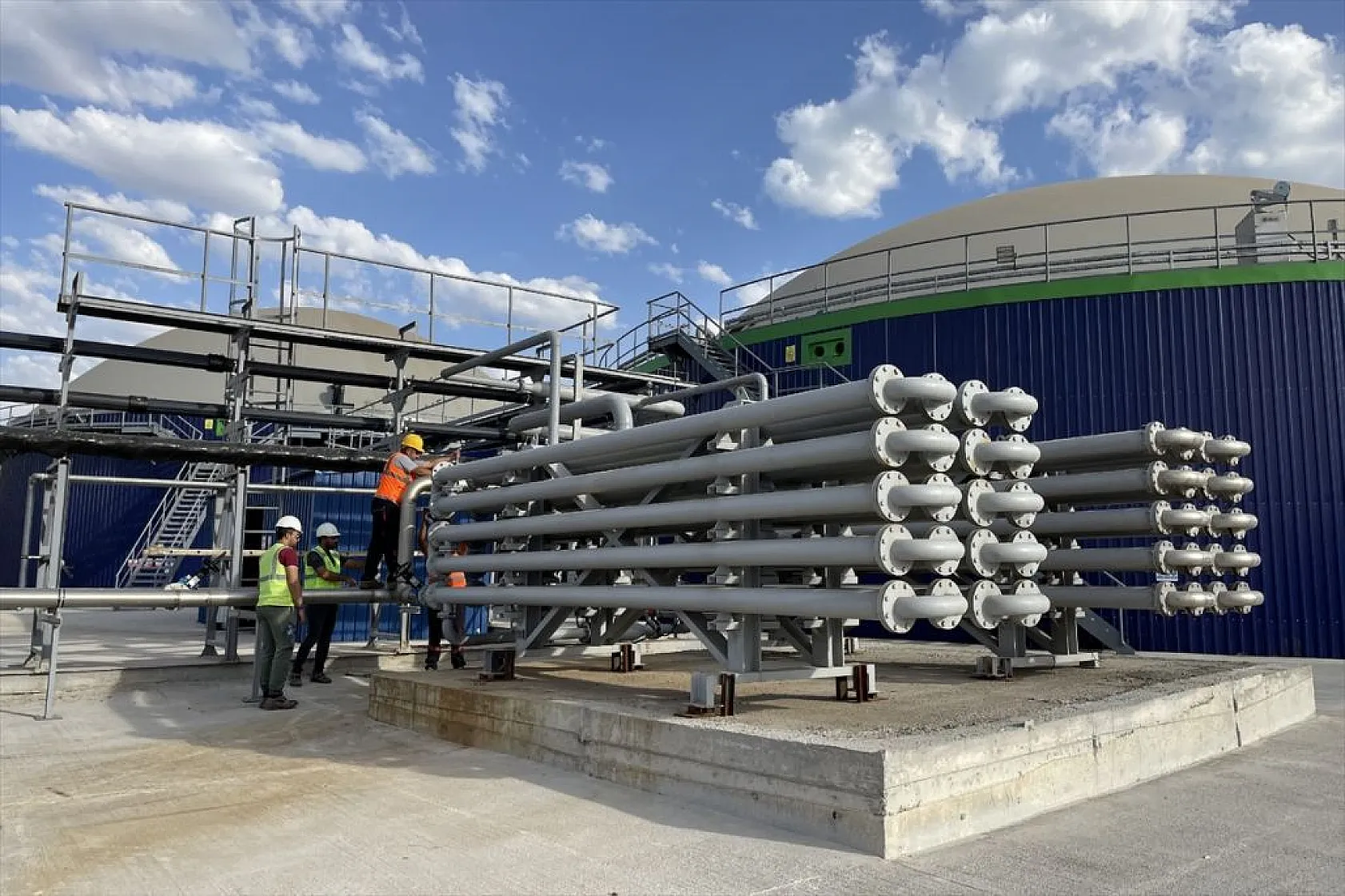 Bu tesiste ayda 2 milyon kilovatsaat elektrik üretiliyor