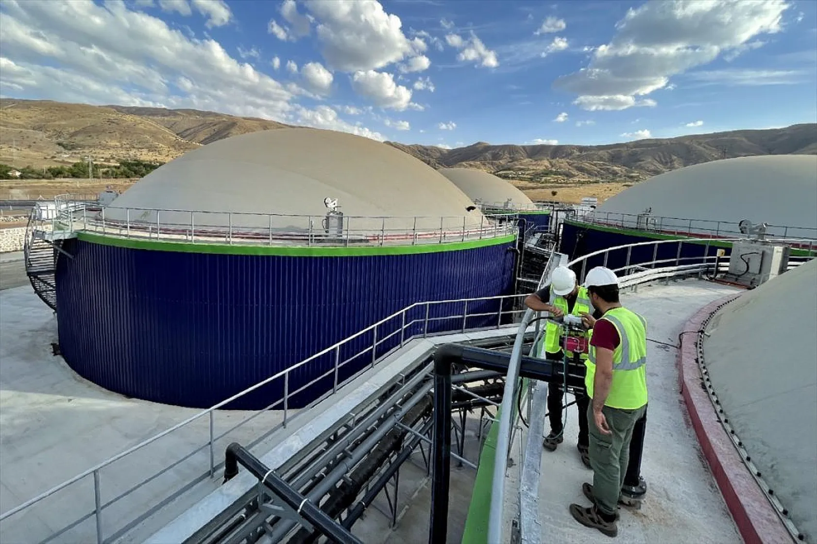 Bu tesiste ayda 2 milyon kilovatsaat elektrik üretiliyor