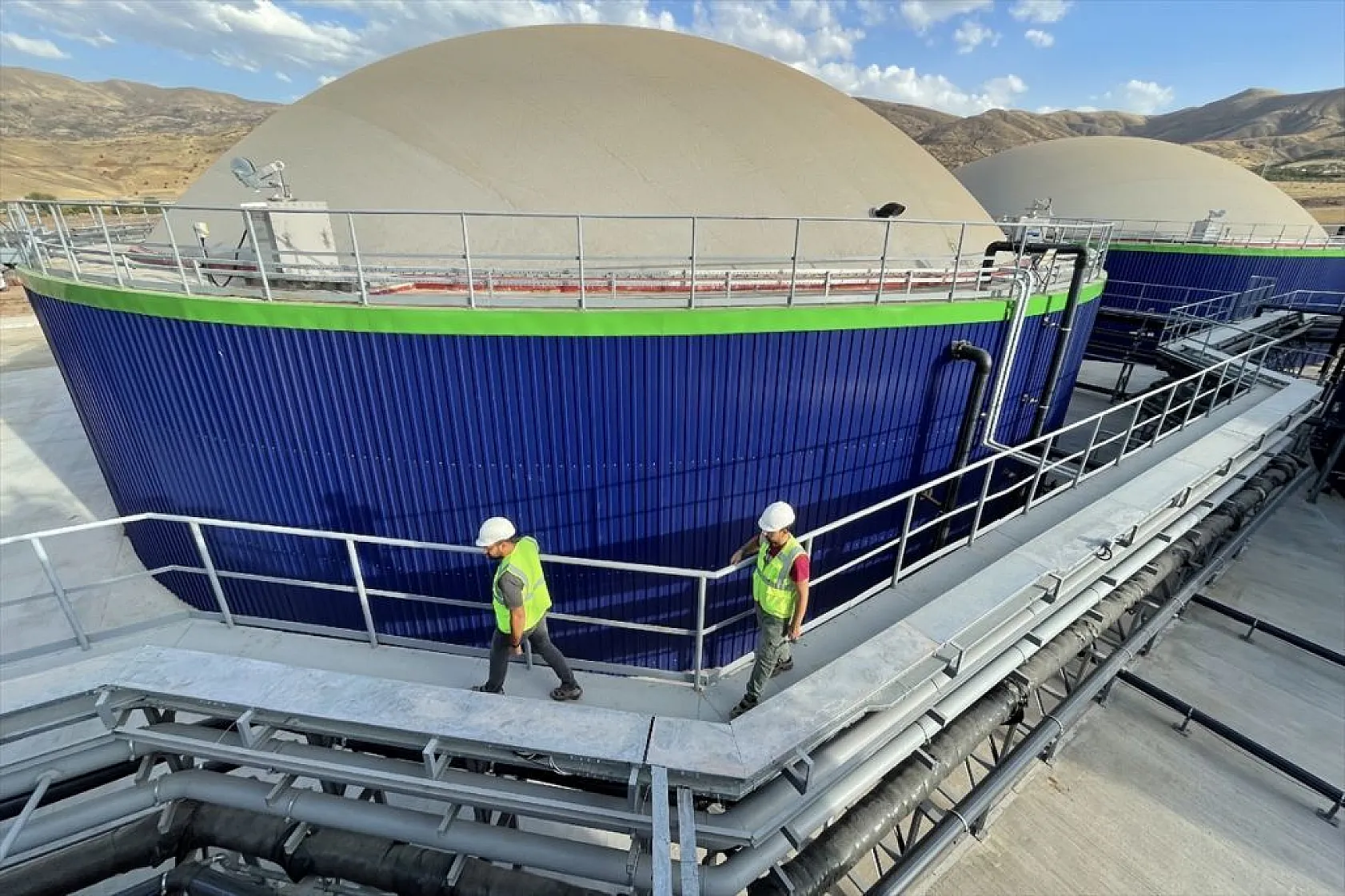 Bu tesiste ayda 2 milyon kilovatsaat elektrik üretiliyor