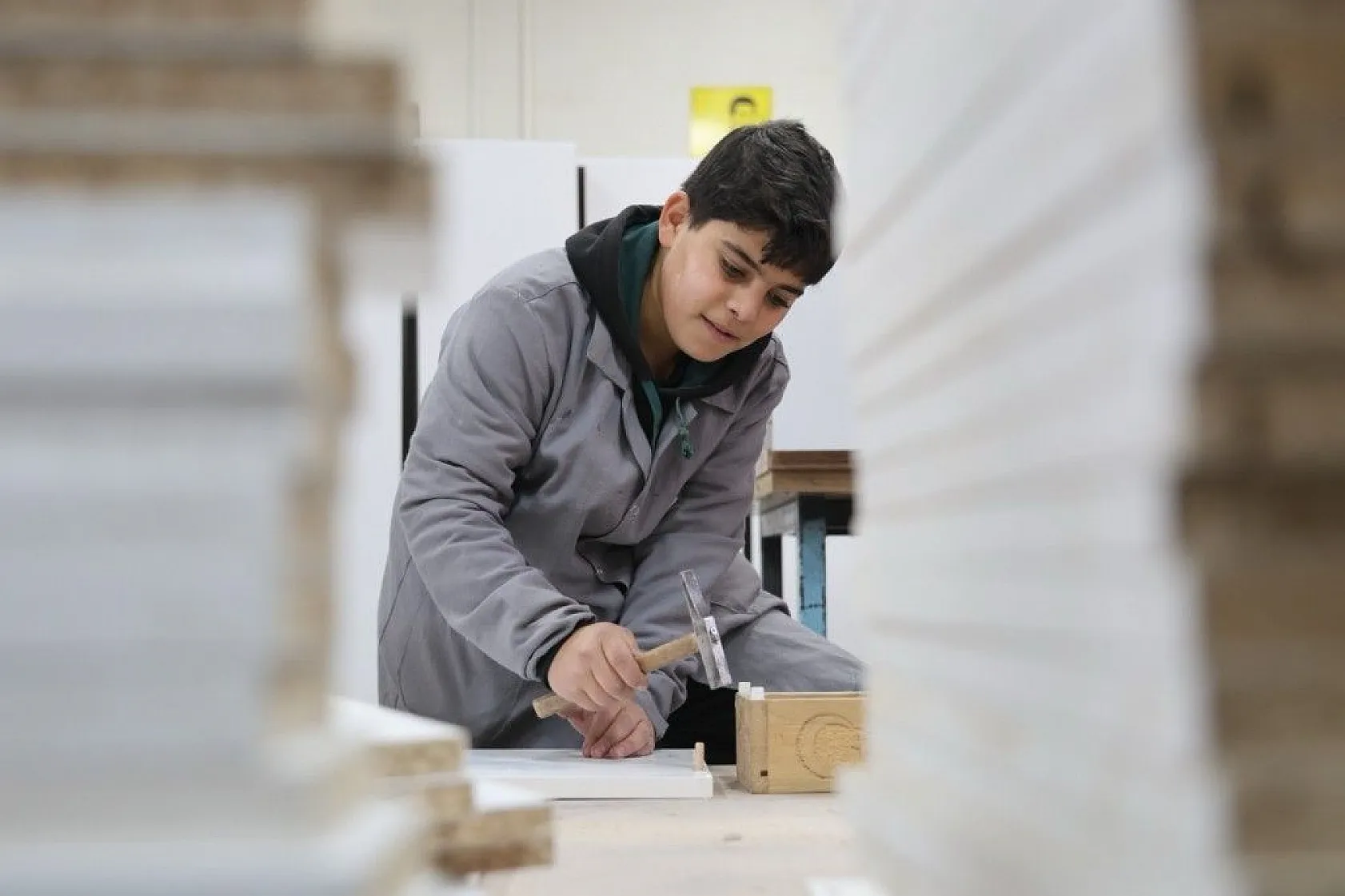 Elazığ'da meslek lisesi fabrikaları aratmıyor