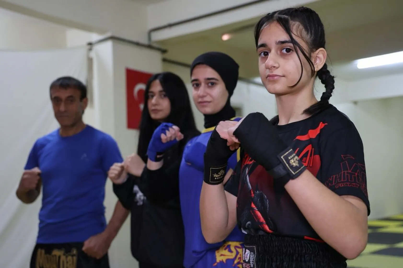 Baba ve üç kızından spor mucizesi