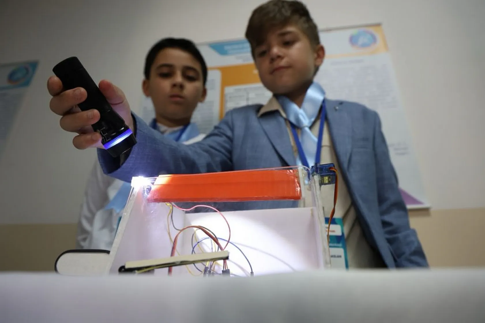 Genç dahiler projeleriyle göz doldurdu