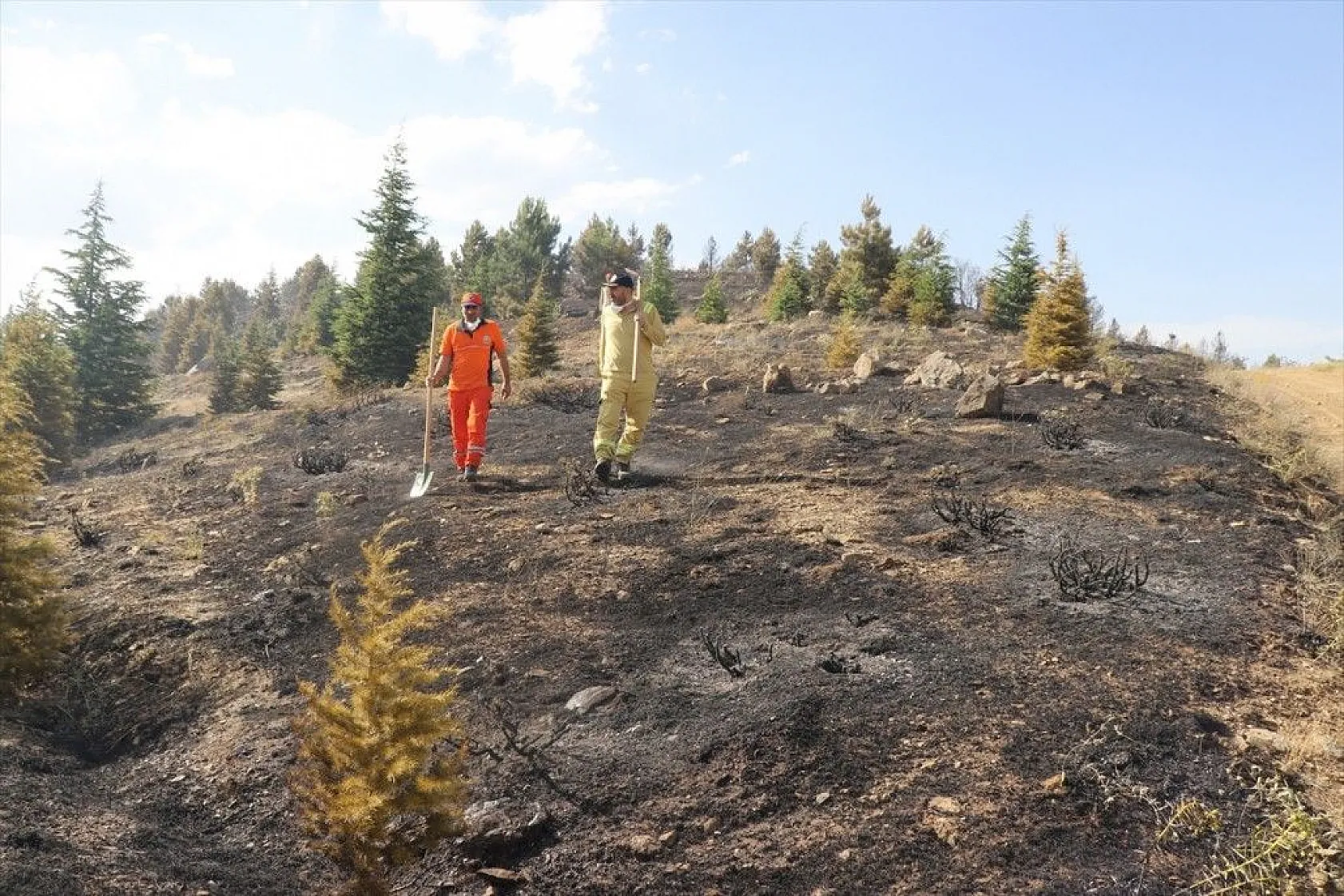 Elazığ'da yangın kontrol altına alındı