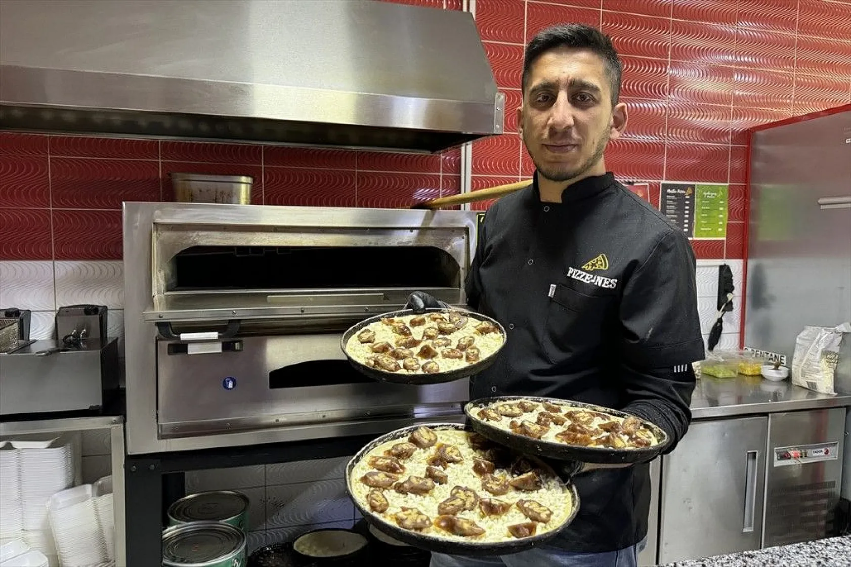 Elazığ'ın tescilli lezzeti orcik ile pizzayı buluşturdu