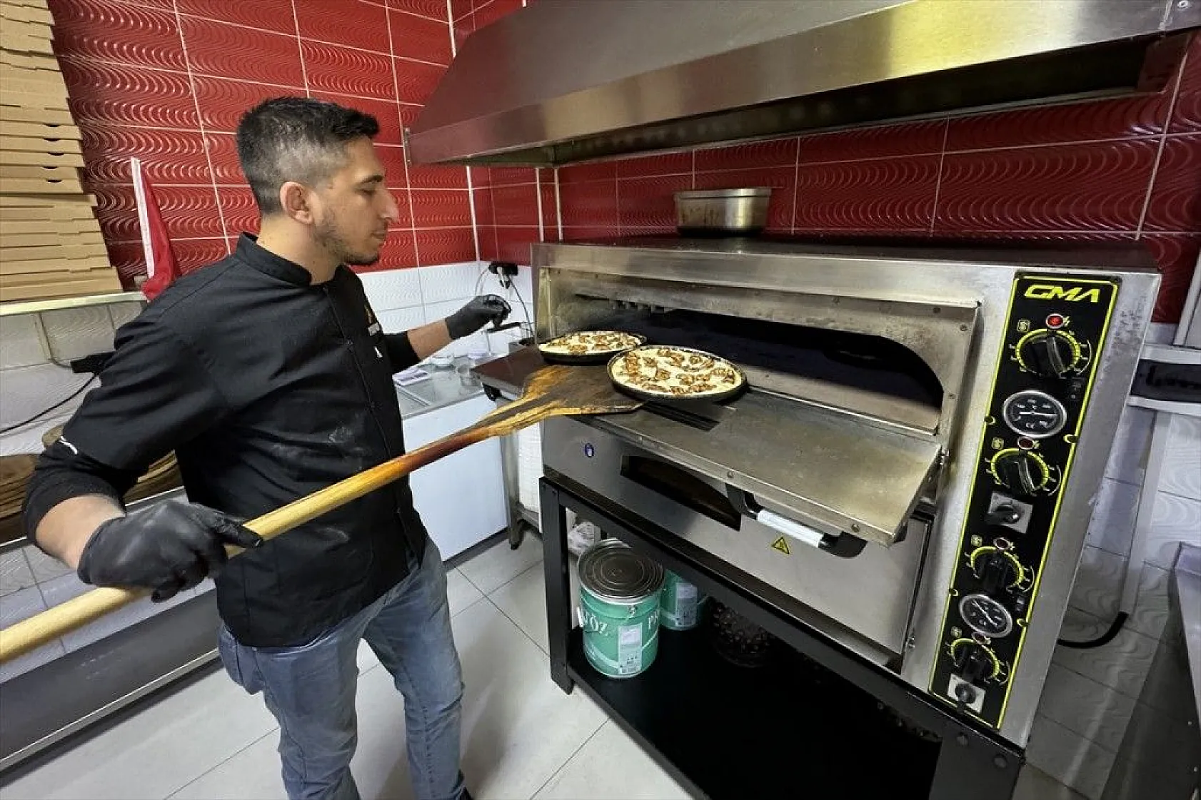 Elazığ'ın tescilli lezzeti orcik ile pizzayı buluşturdu