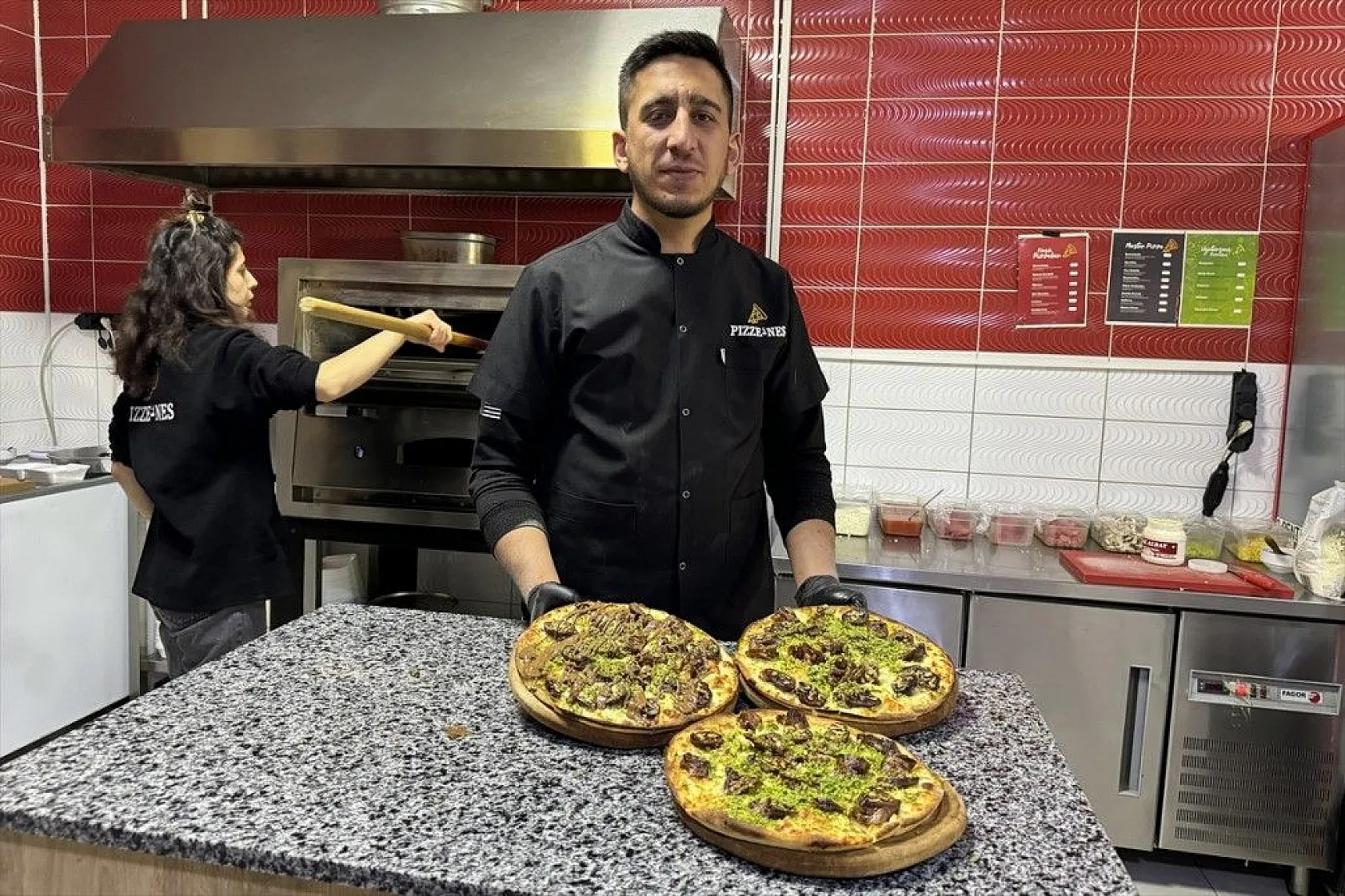 Elazığ'ın tescilli lezzeti orcik ile pizzayı buluşturdu