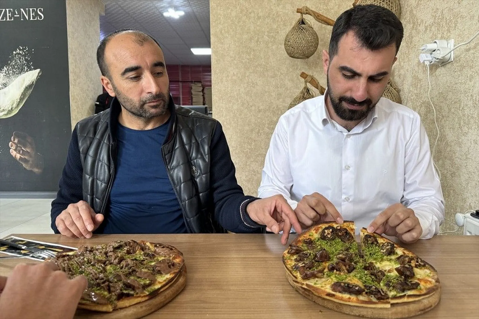 Elazığ'ın tescilli lezzeti orcik ile pizzayı buluşturdu