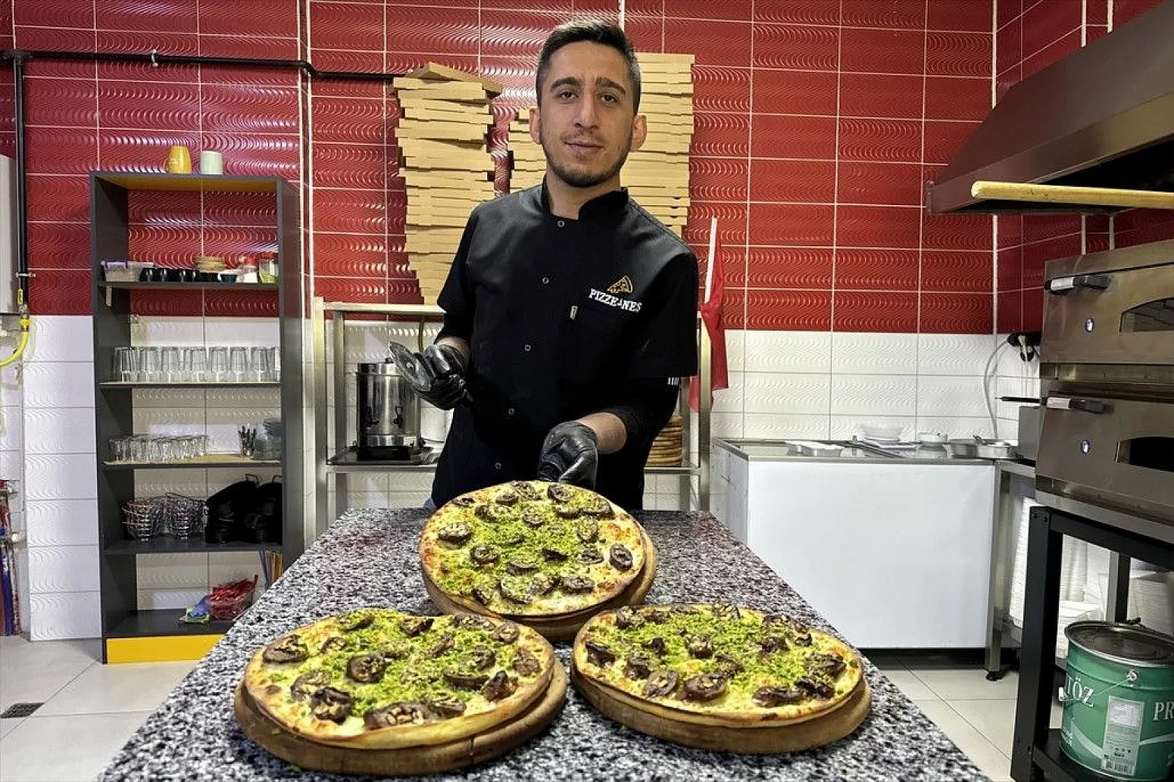 Elazığ'ın tescilli lezzeti orcik ile pizzayı buluşturdu