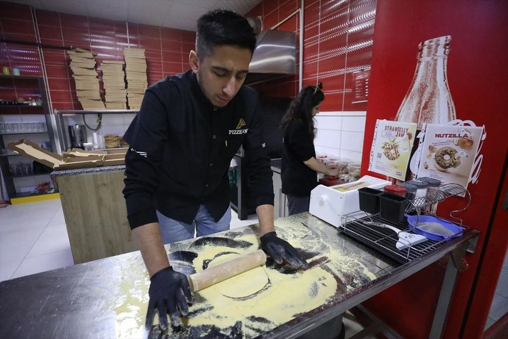 Elazığ'ın tescilli lezzeti orcik ile pizzayı buluşturdu