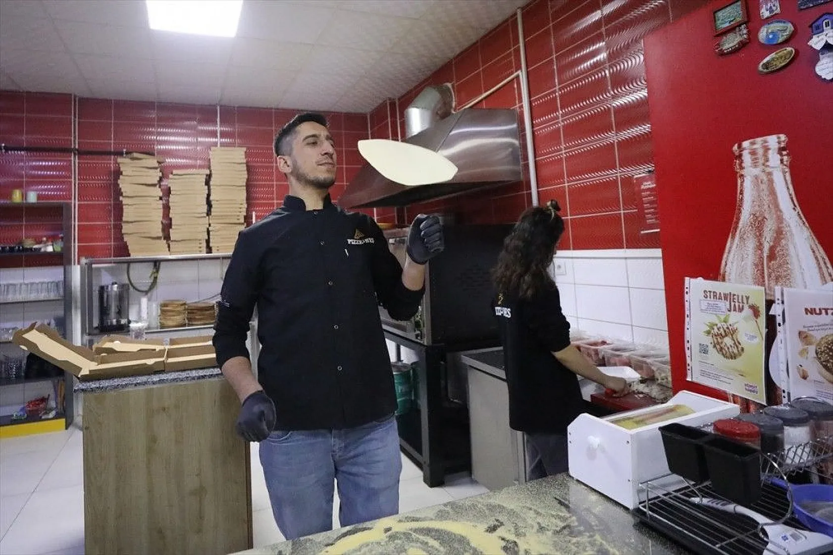 Elazığ'ın tescilli lezzeti orcik ile pizzayı buluşturdu