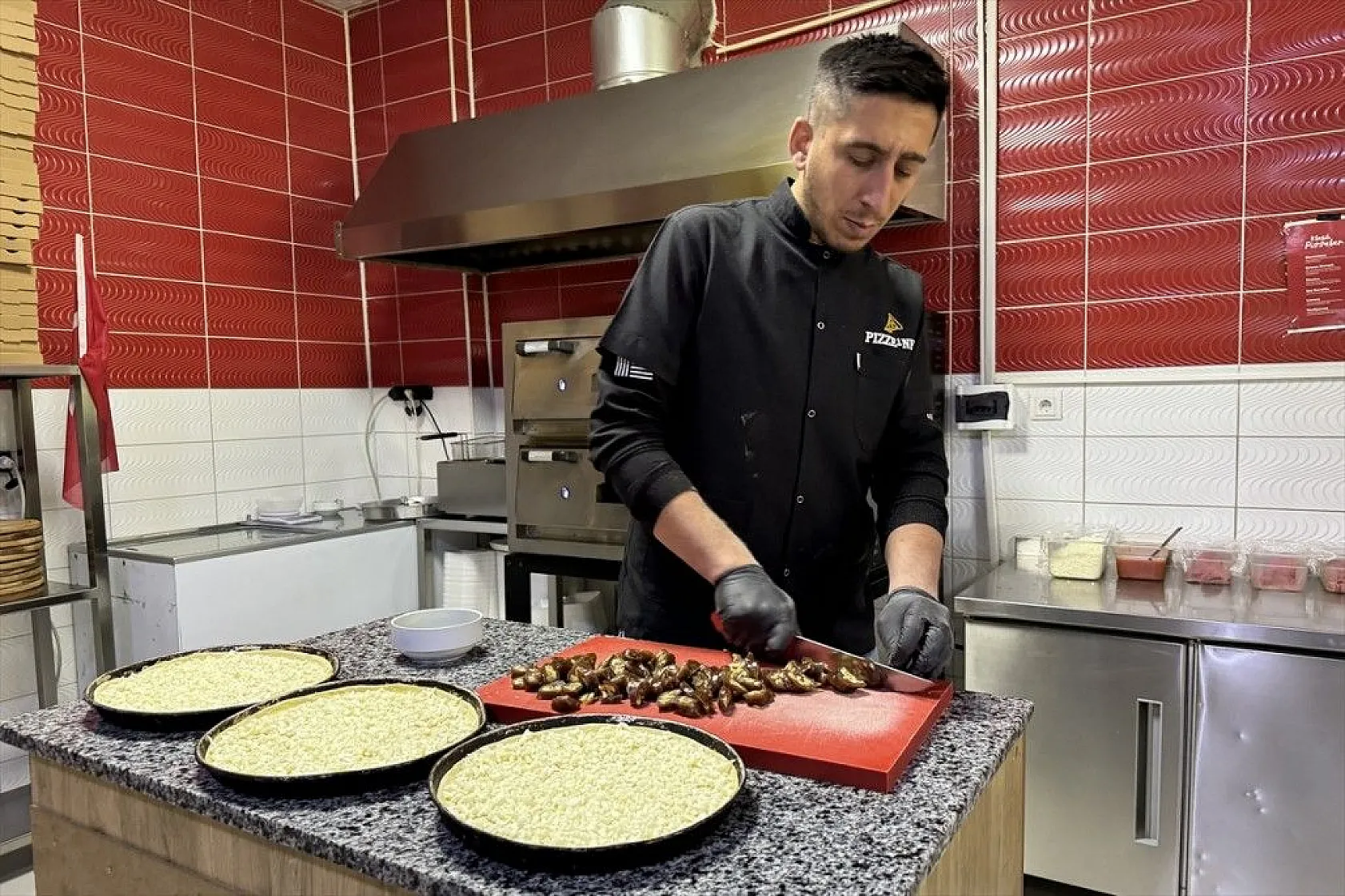 Elazığ'ın tescilli lezzeti orcik ile pizzayı buluşturdu