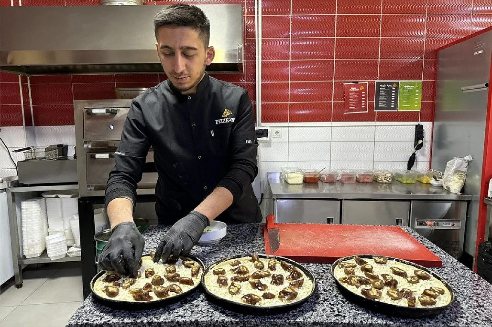 Elazığ'ın tescilli lezzeti orcik ile pizzayı buluşturdu