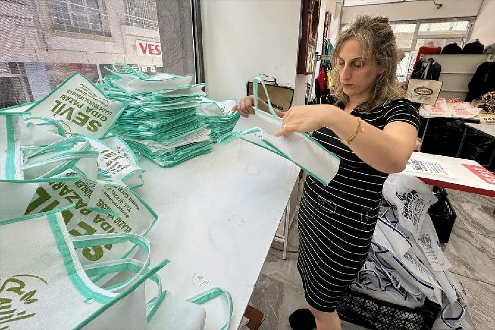 Elazığlı girişimci, bez çanta üretiminde dünya pazarında