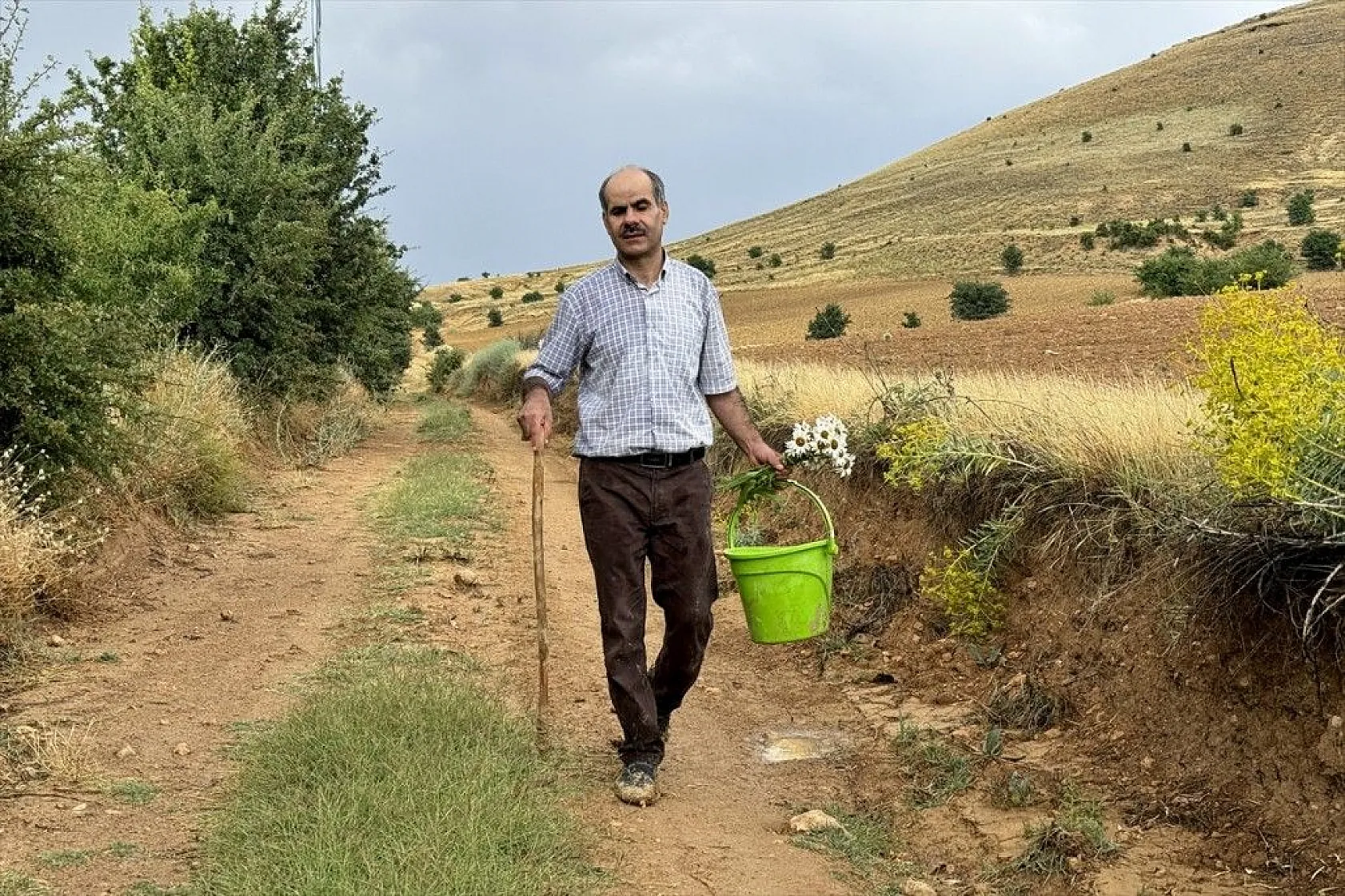 Görme engelli çiftçinin azim ve başarı hikayesi