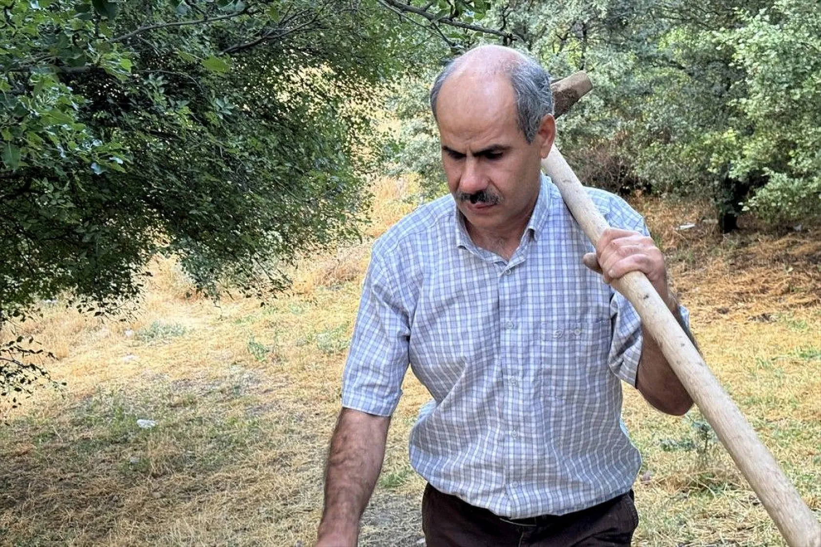 Görme engelli çiftçinin azim ve başarı hikayesi