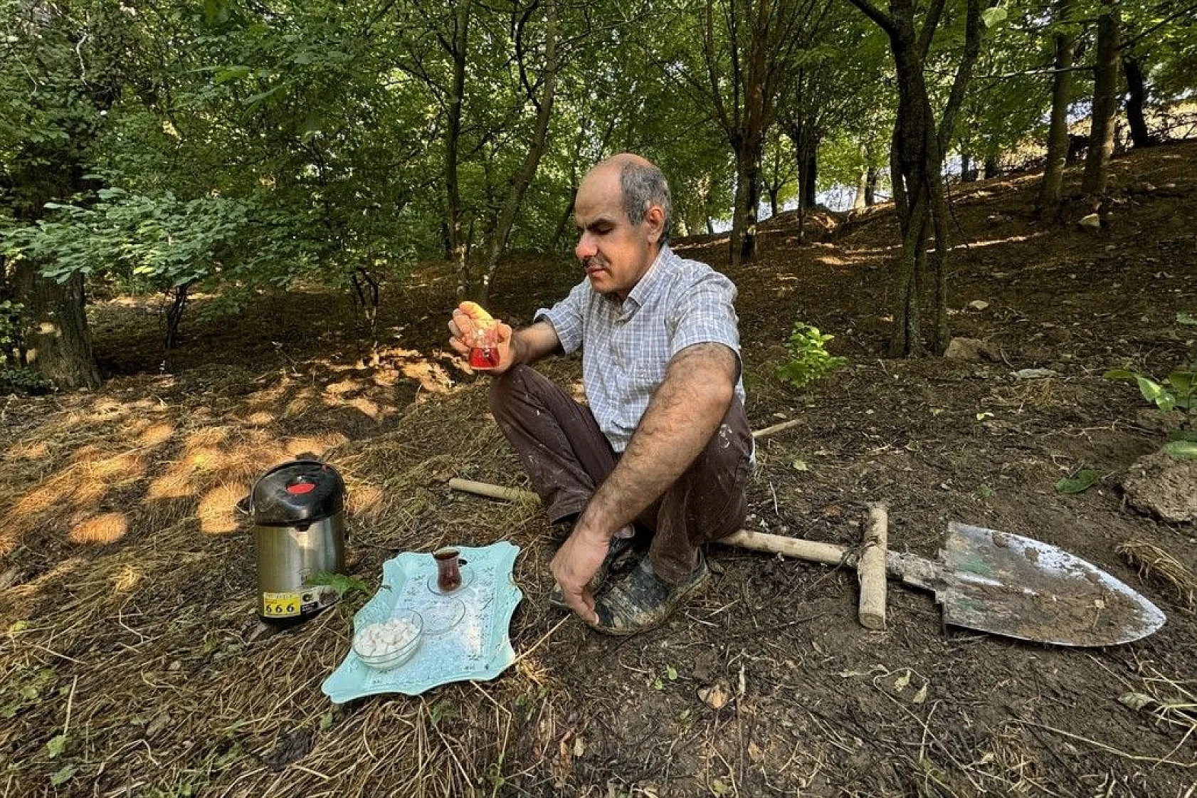 Görme engelli çiftçinin azim ve başarı hikayesi