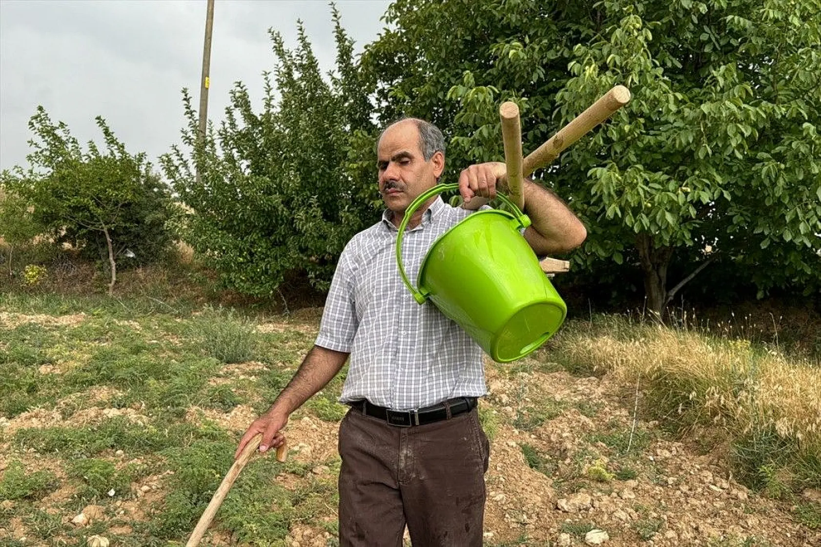 Görme engelli çiftçinin azim ve başarı hikayesi