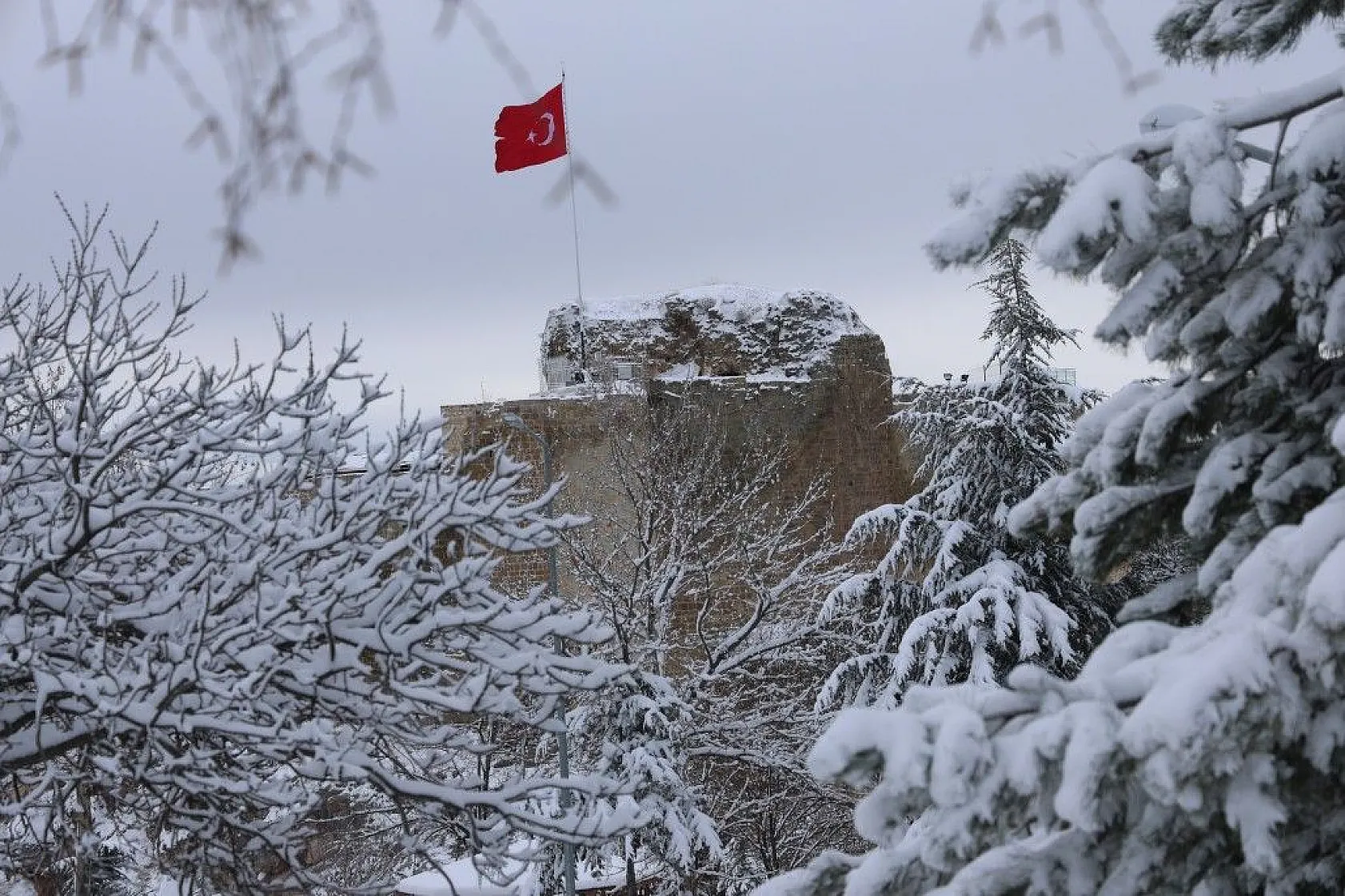 Harput beyaza büründü