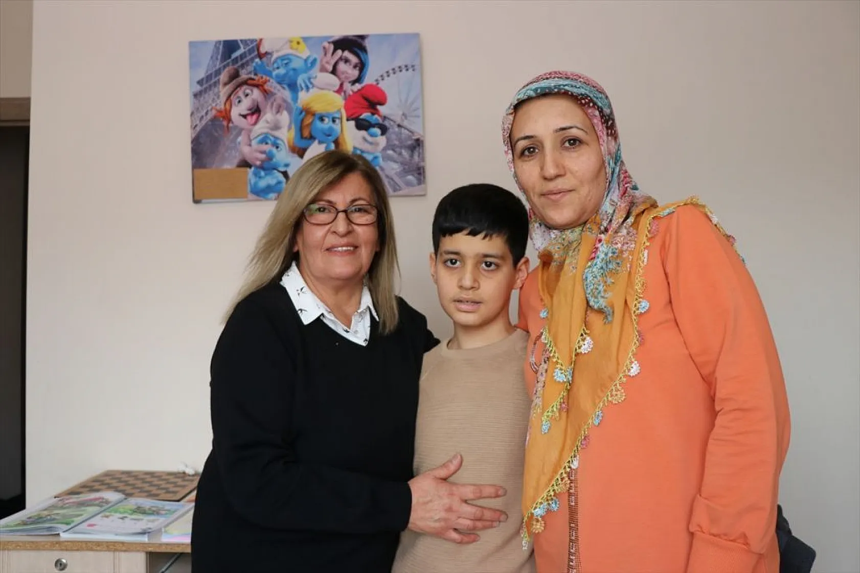 Küçük Taha, okul hasretini evinde gideriyor