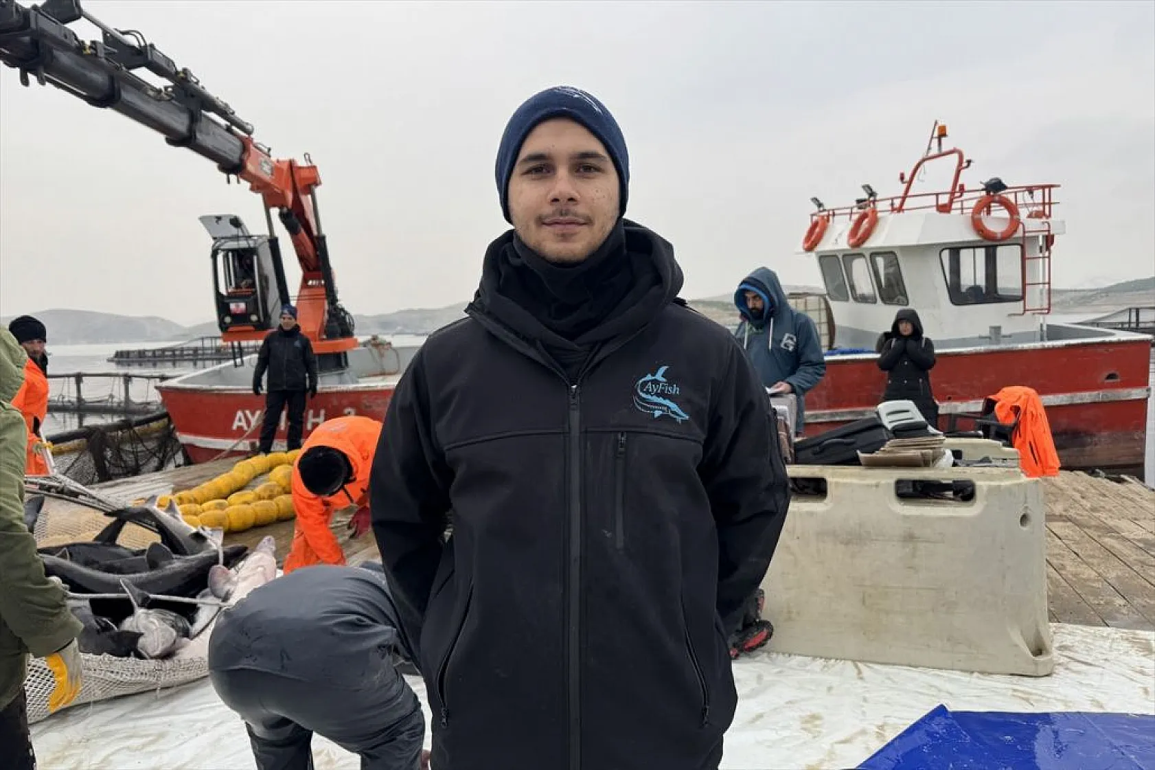 Keban Barajı'nda dev mersin balığı üretimi