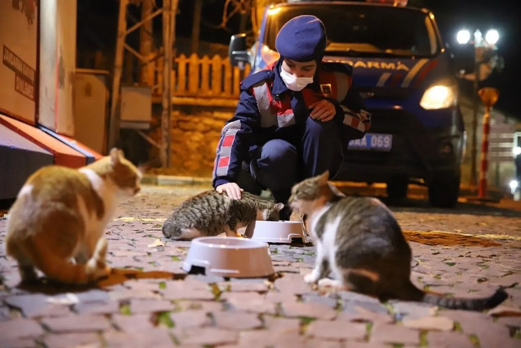 Jandarma en uzun gecede de görevde