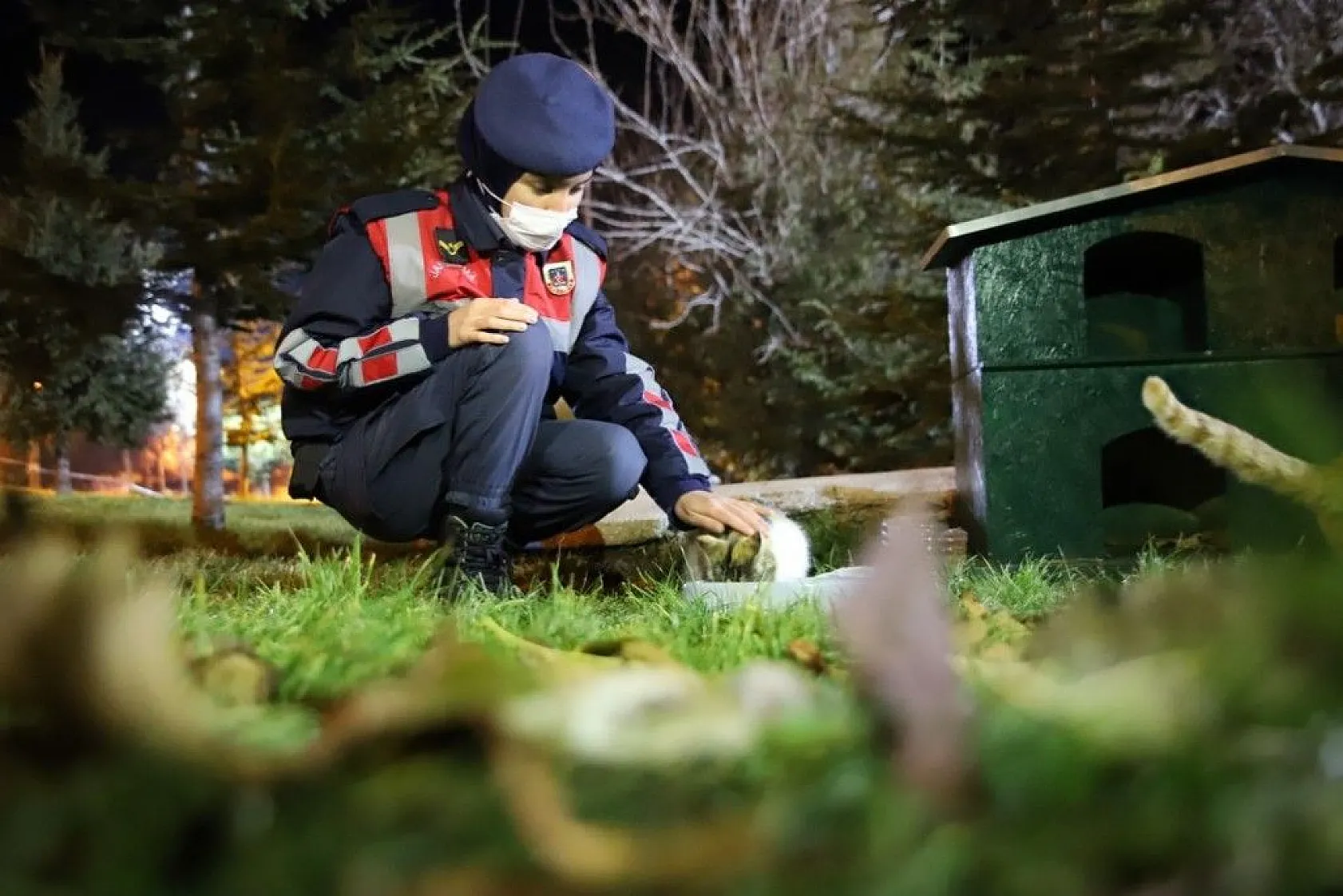 Jandarma en uzun gecede de görevde