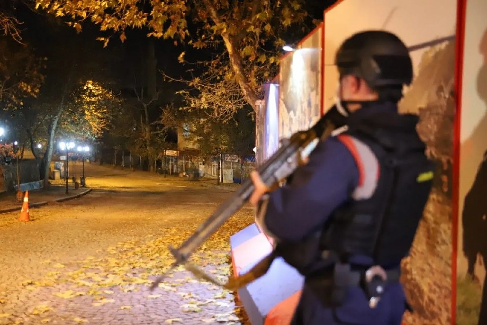 Jandarma en uzun gecede de görevde