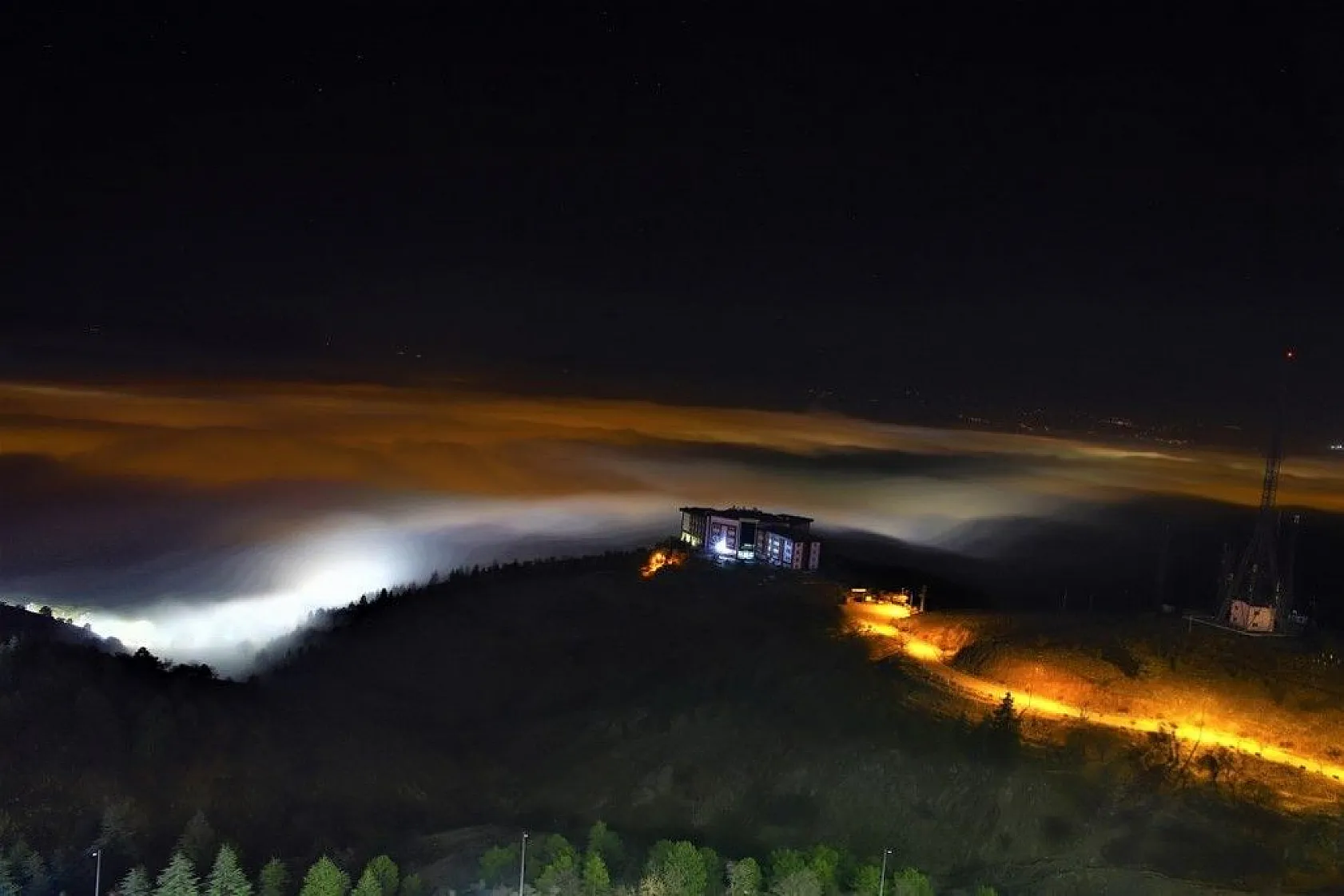 Elazığ sis altında