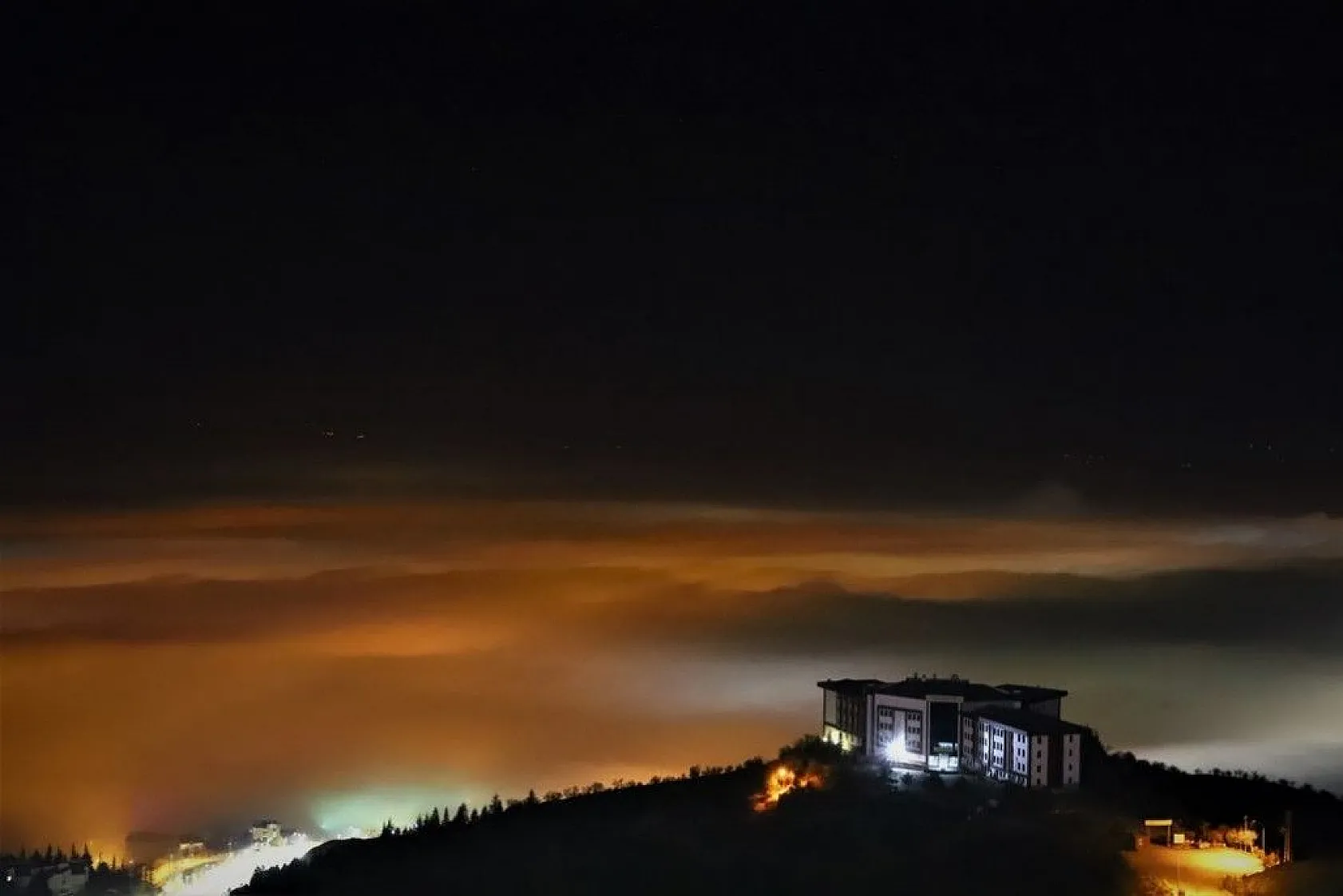 Elazığ sis altında