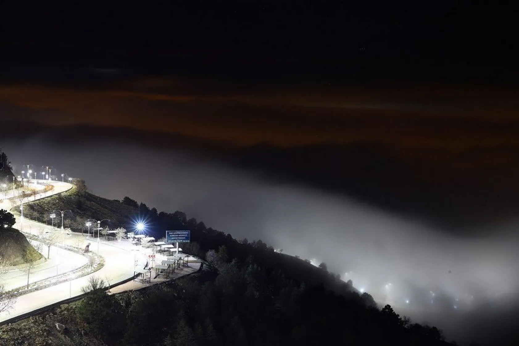 Elazığ sis altında