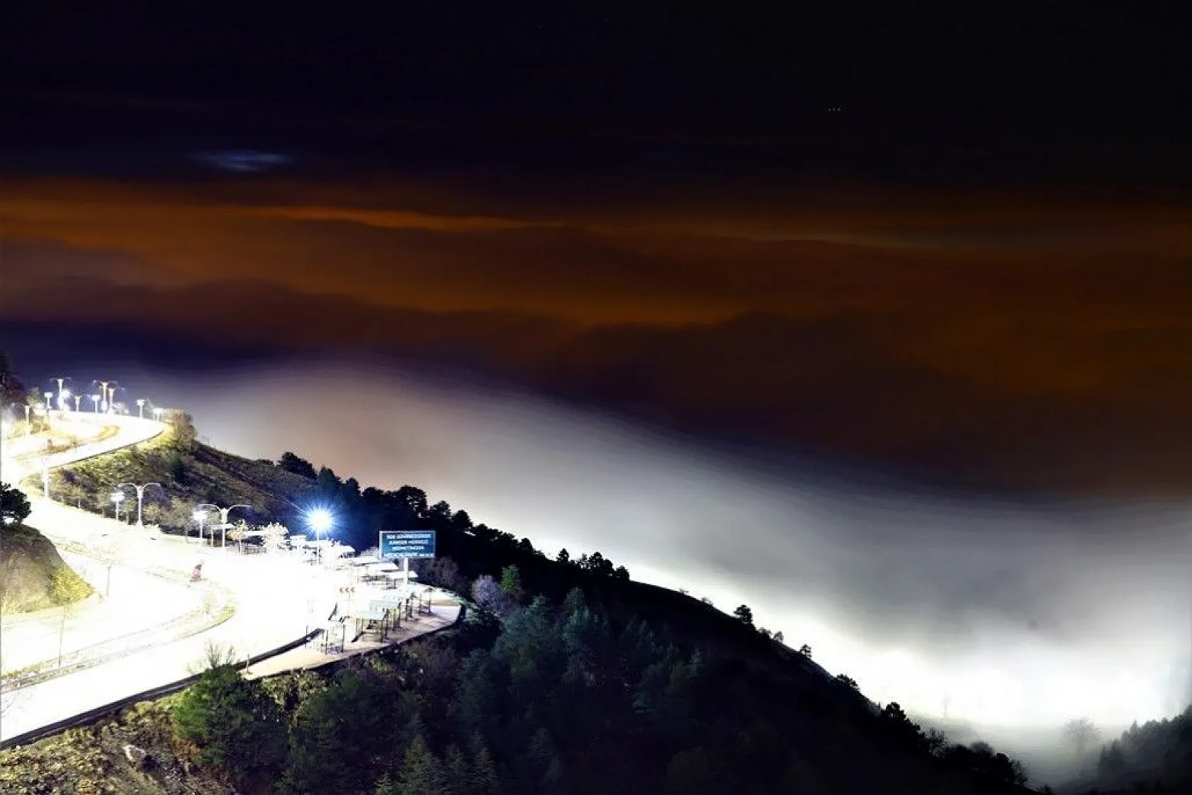 Elazığ sis altında