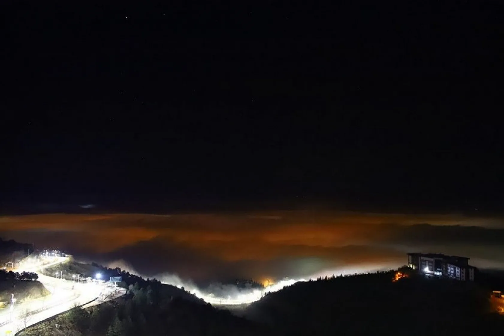 Elazığ sis altında