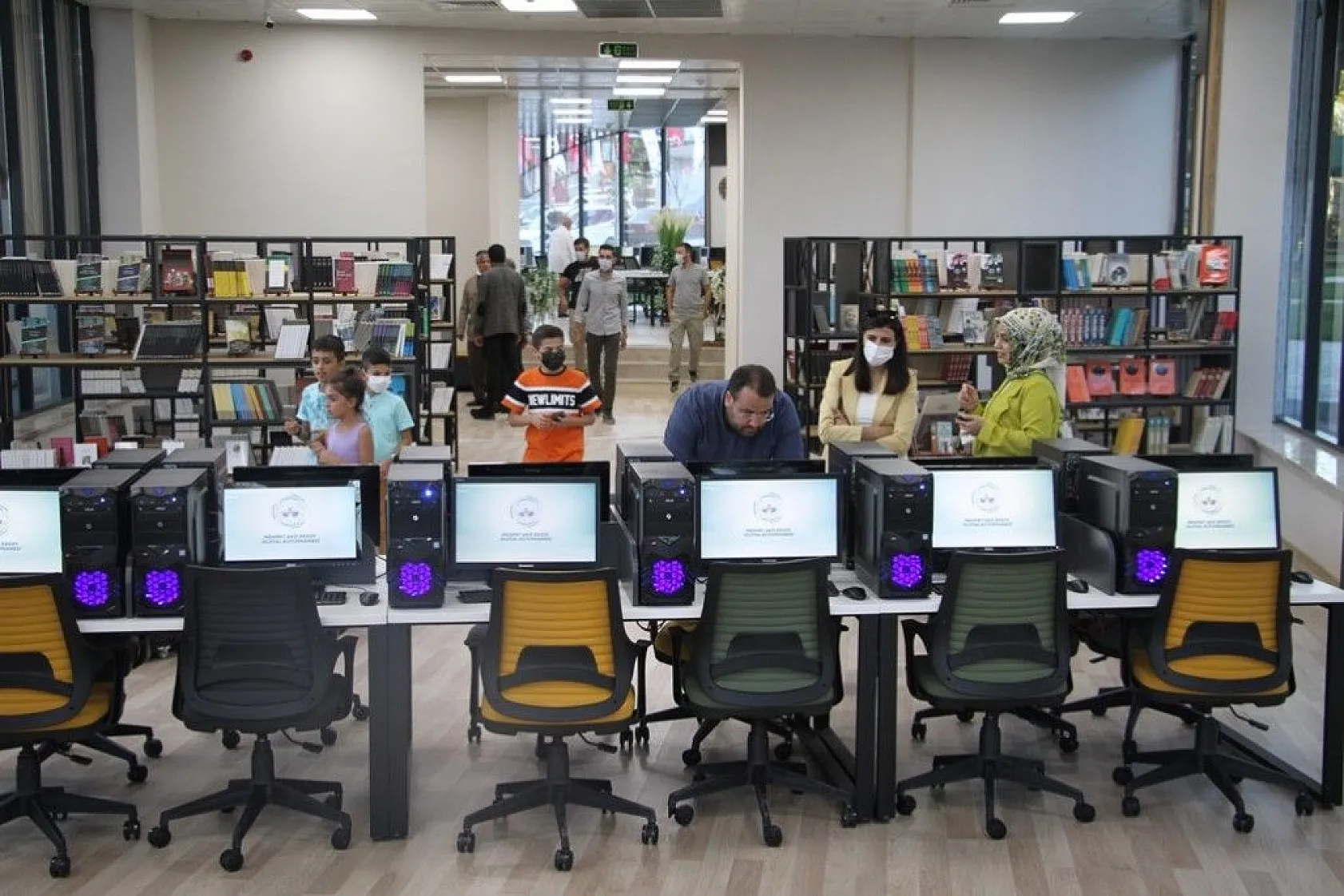 Dijital Kütüphane açıldı