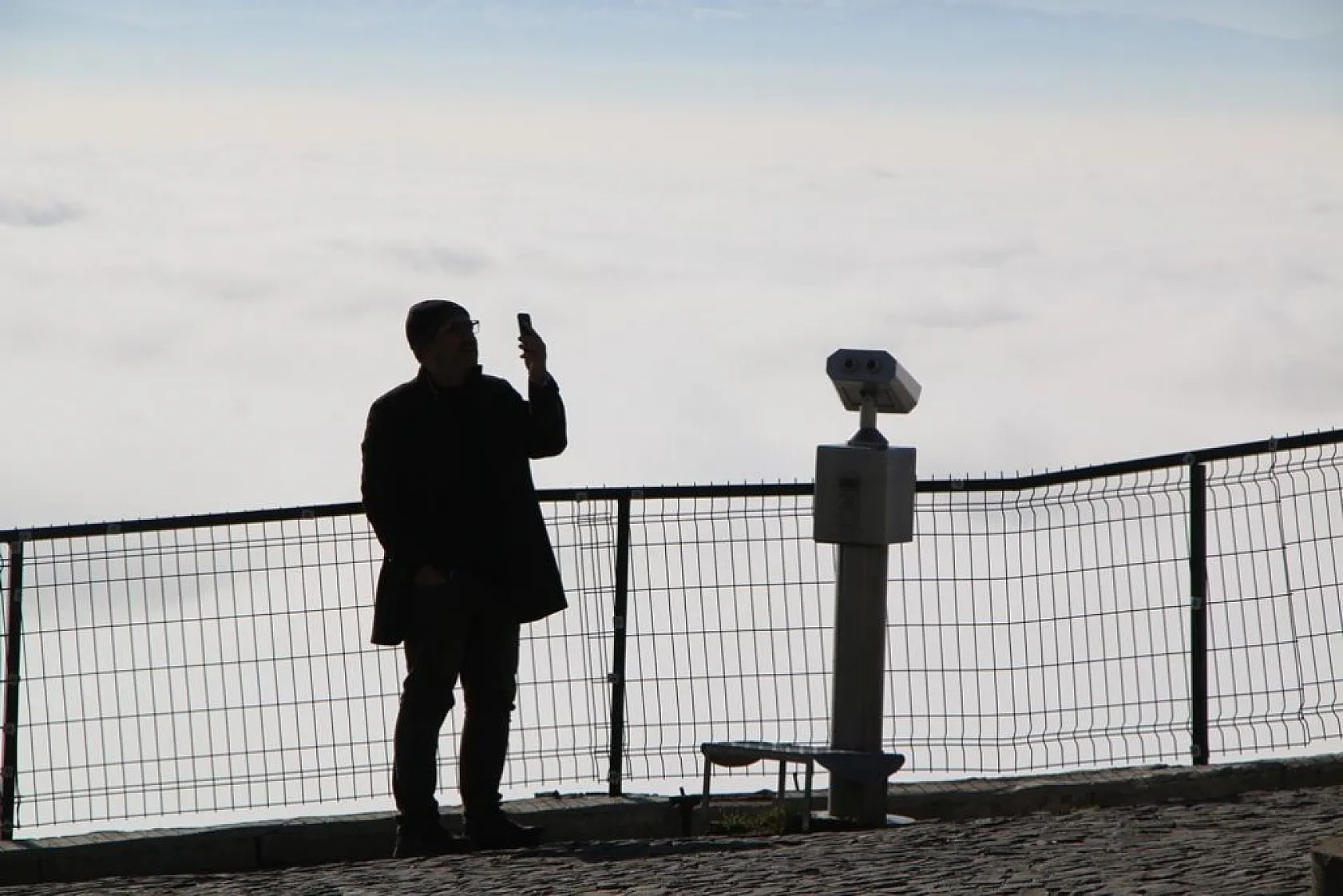 Elazığ sis denizinde kayboldu, eşsiz görüntüler oluştu
