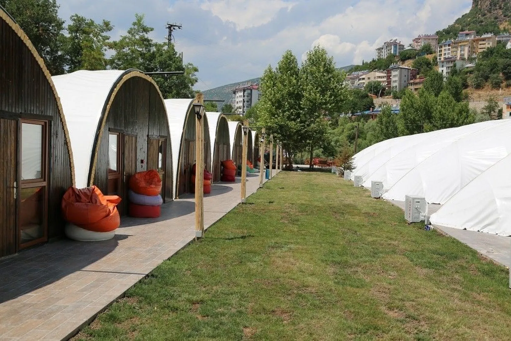 Türkiye'nin ilk çadır kamp otelinden fotoğraflar