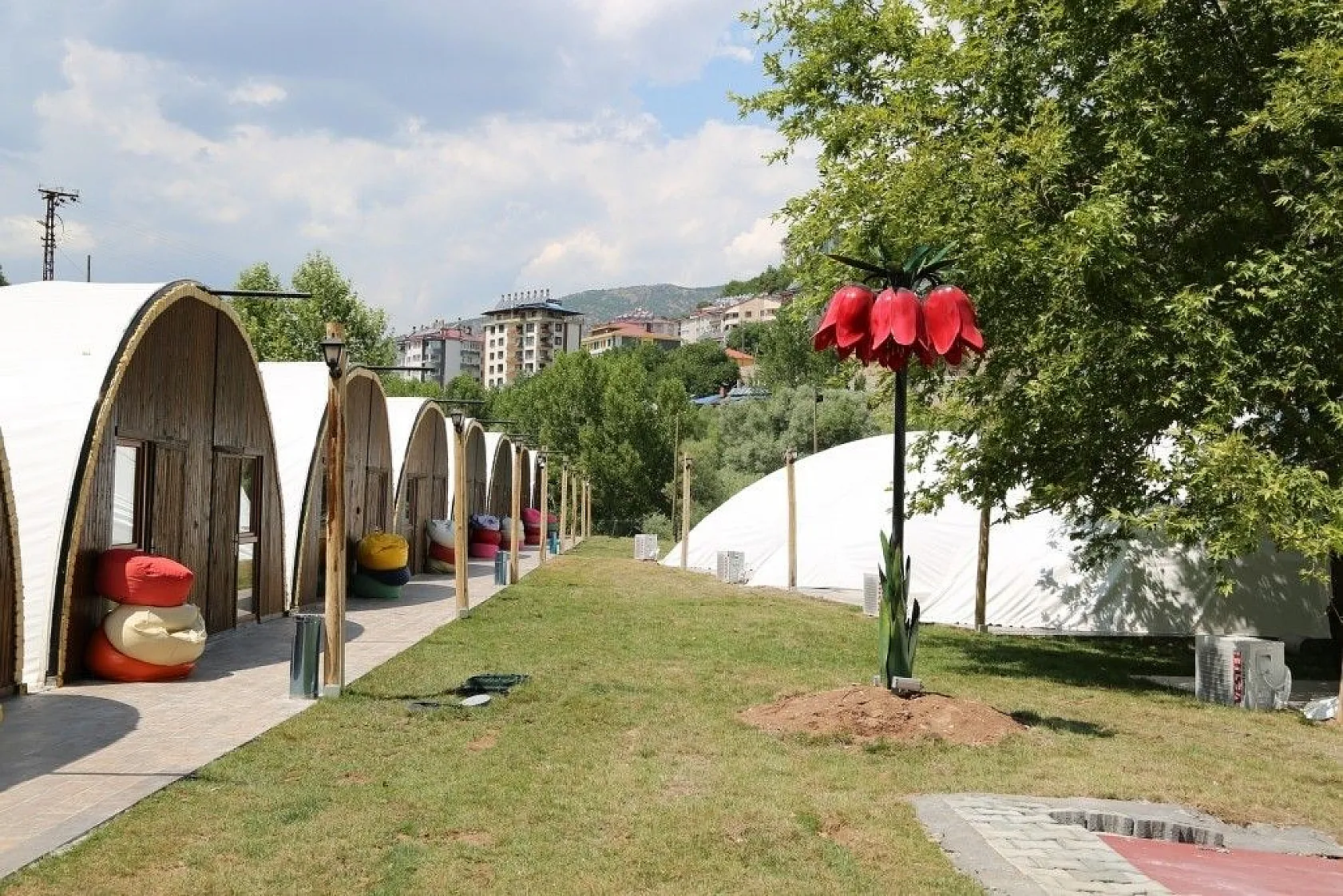 Türkiye'nin ilk çadır kamp otelinden fotoğraflar