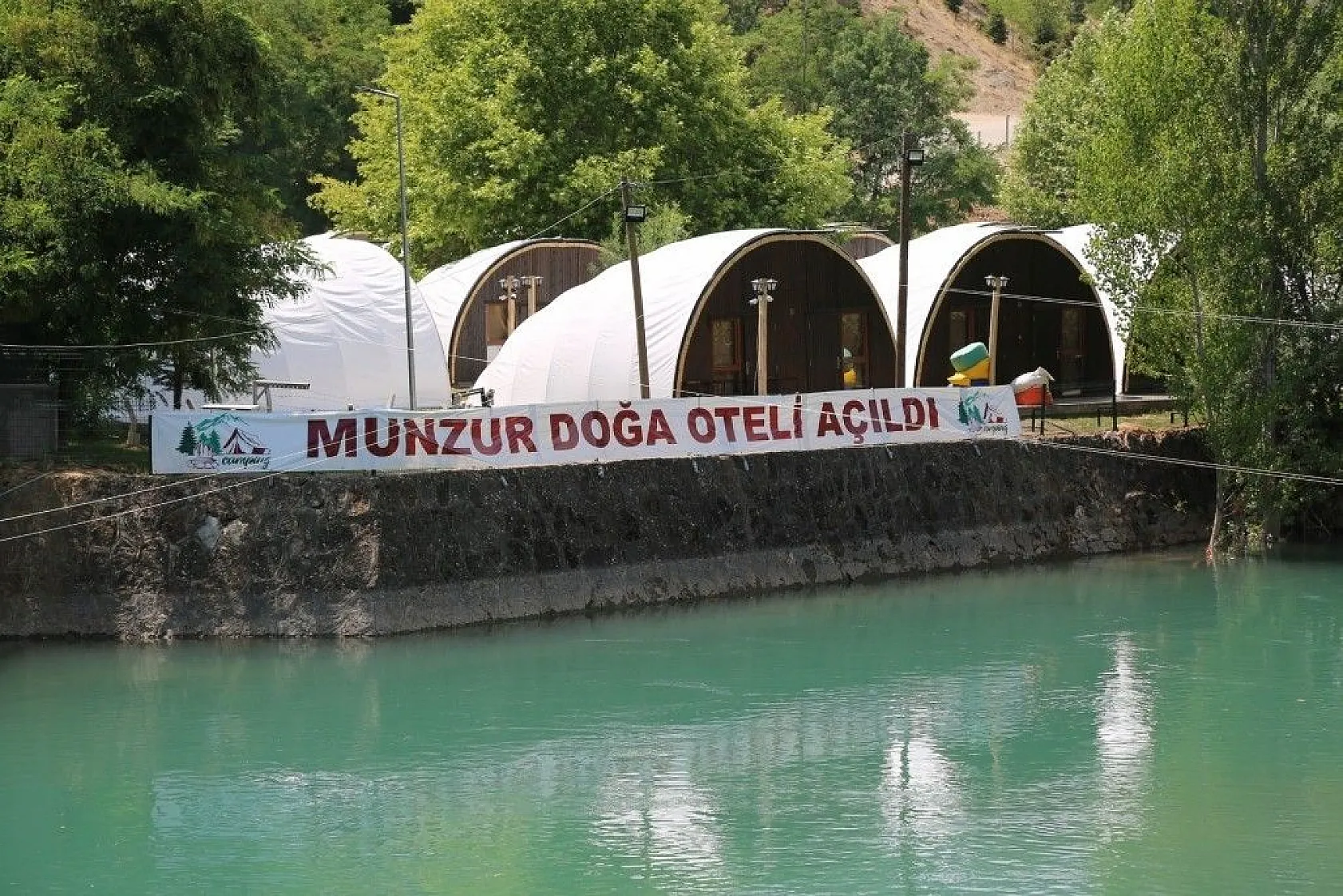 Türkiye'nin ilk çadır kamp otelinden fotoğraflar