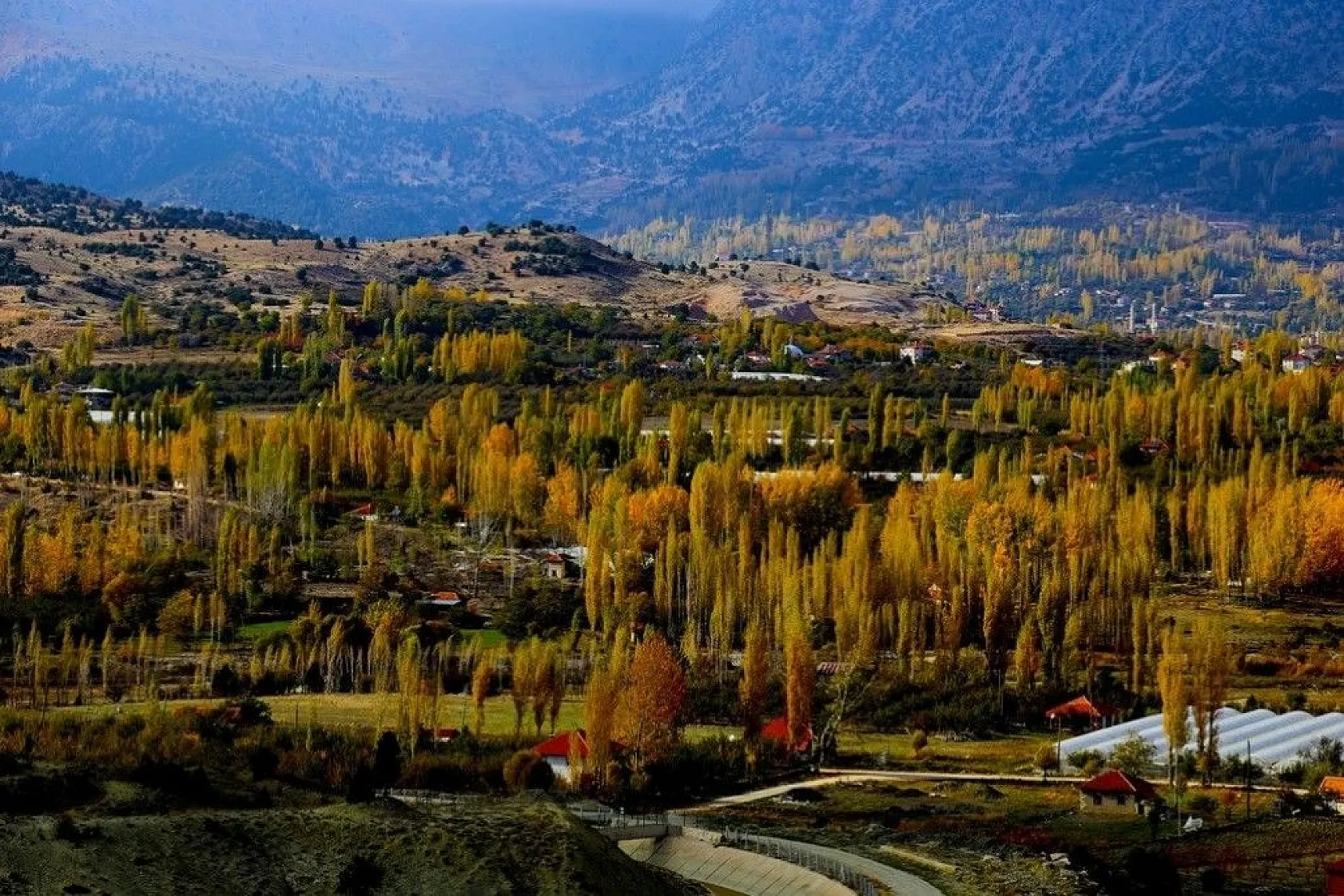 Antalya'da renklerin sonbahar dansı