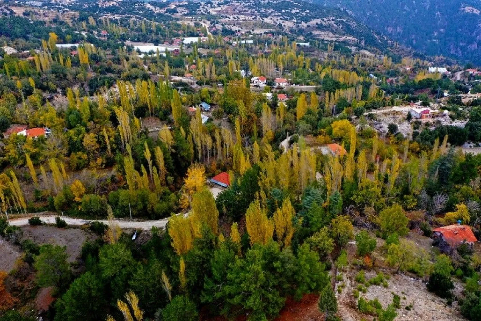 Antalya'da renklerin sonbahar dansı