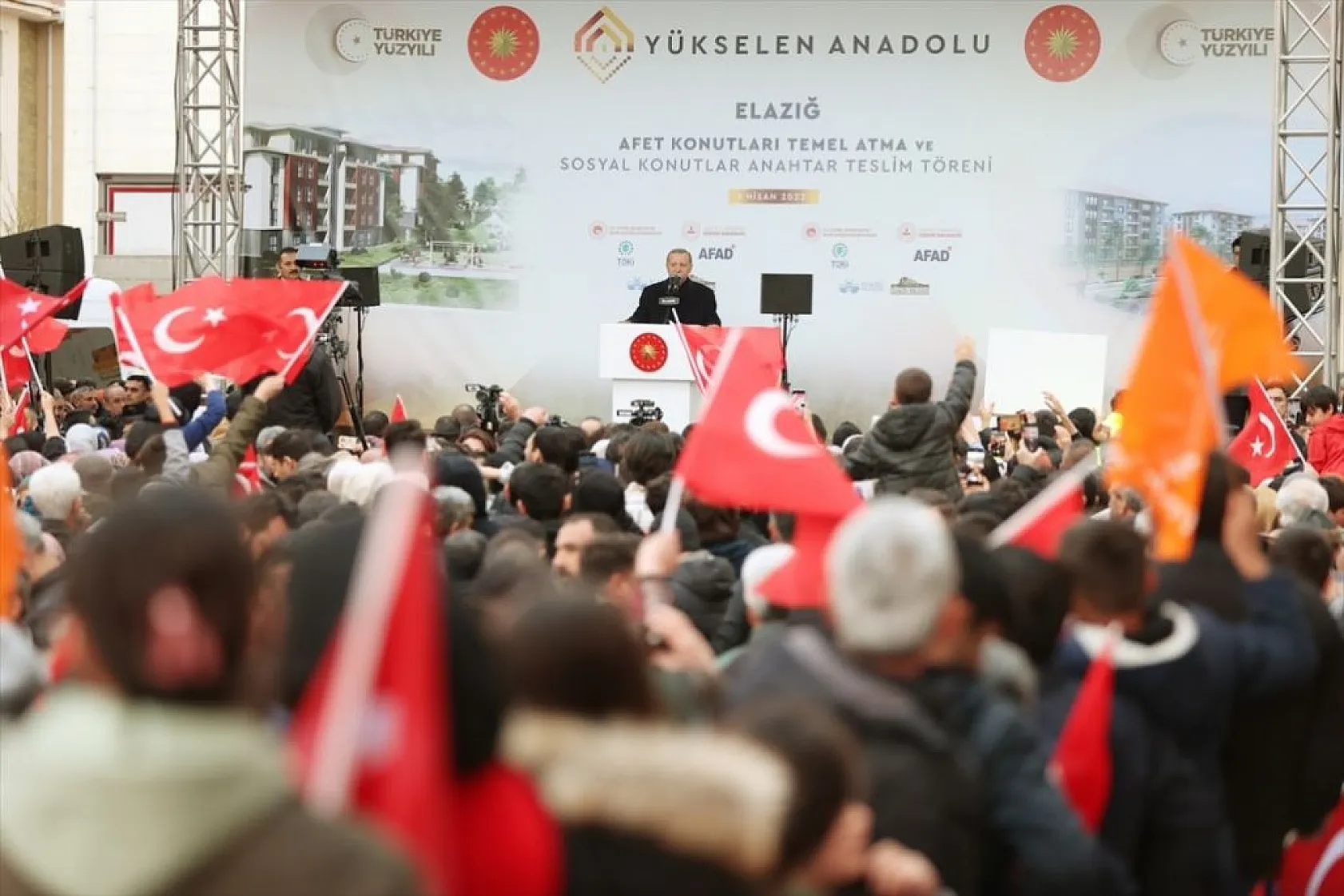 Cumhurbaşkanı Erdoğan'ın Elazığ ziyaretinden fotoğraflar