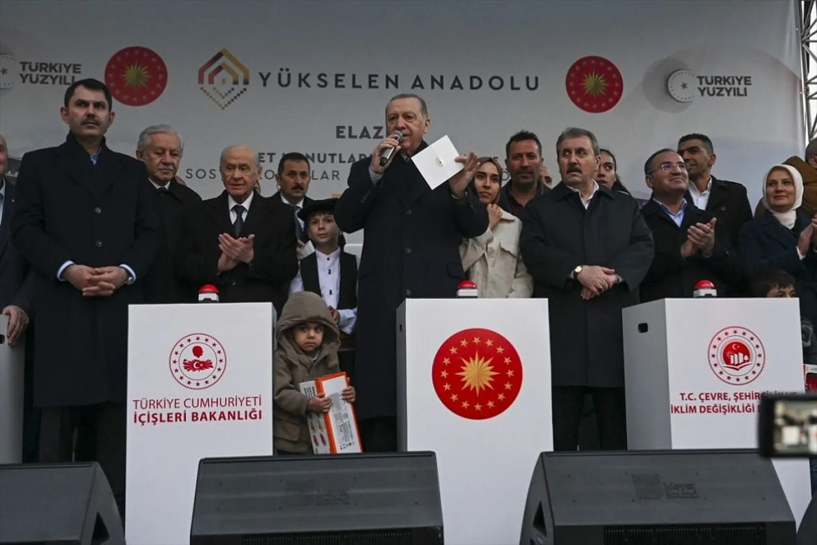 Cumhurbaşkanı Erdoğan'ın Elazığ ziyaretinden fotoğraflar