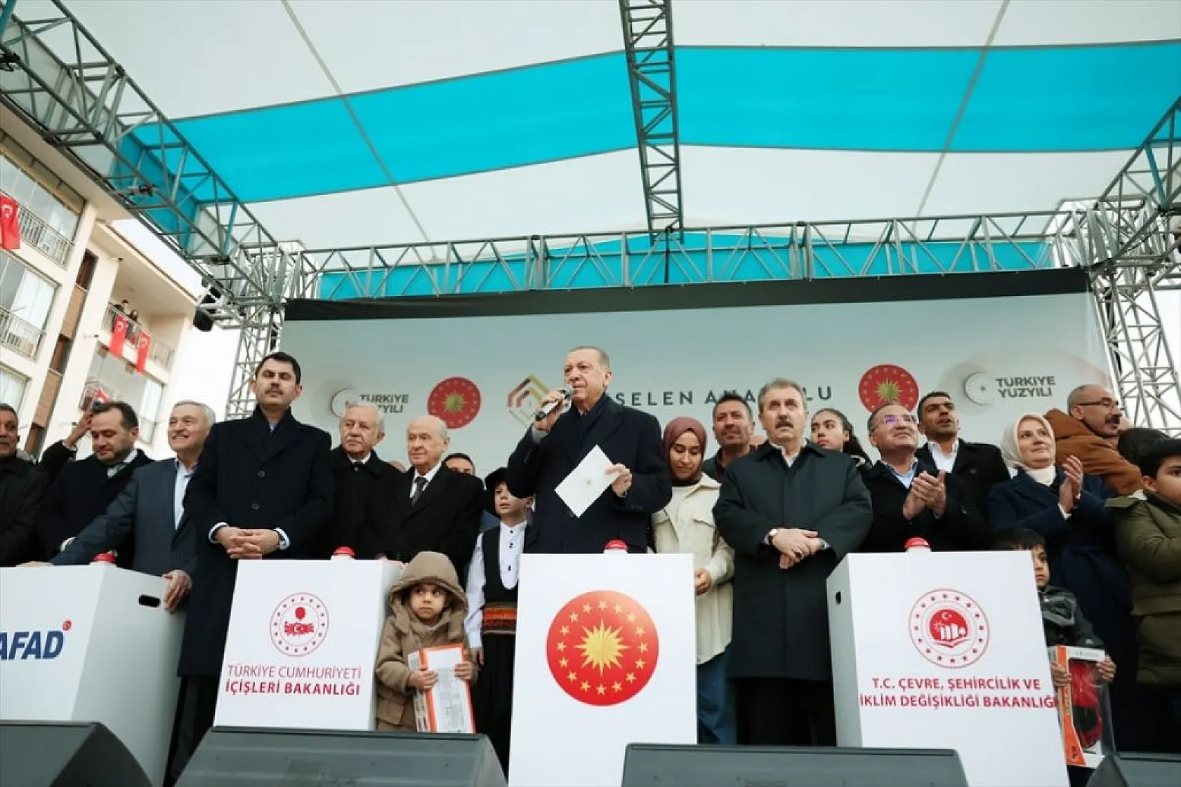 Cumhurbaşkanı Erdoğan'ın Elazığ ziyaretinden fotoğraflar