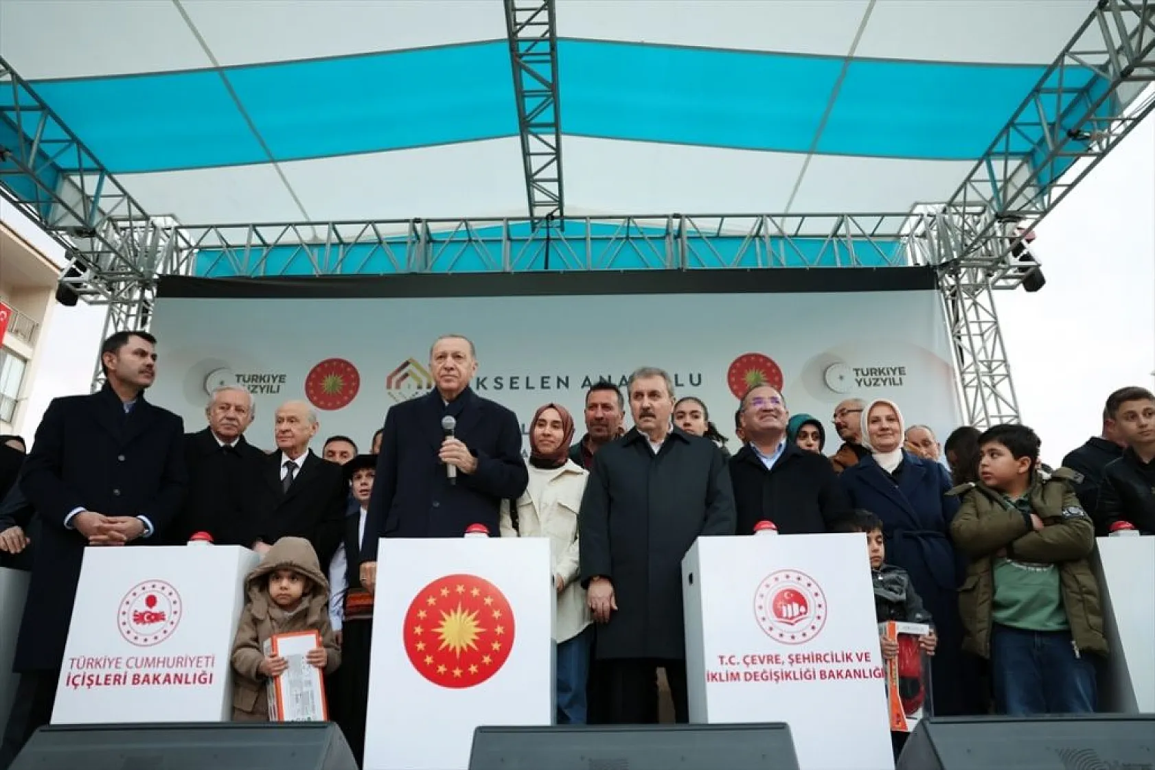 Cumhurbaşkanı Erdoğan'ın Elazığ ziyaretinden fotoğraflar