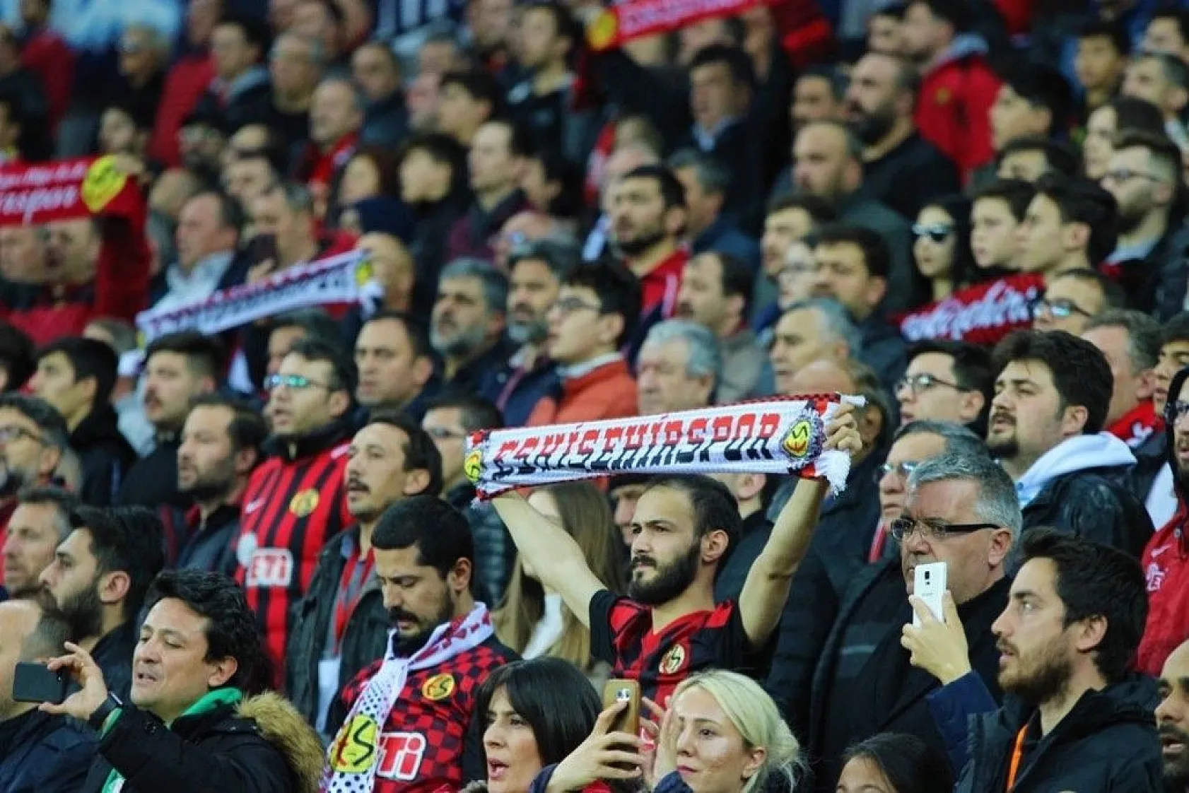 Eskişehirspor - Elazığspor maçından çok özel kareler