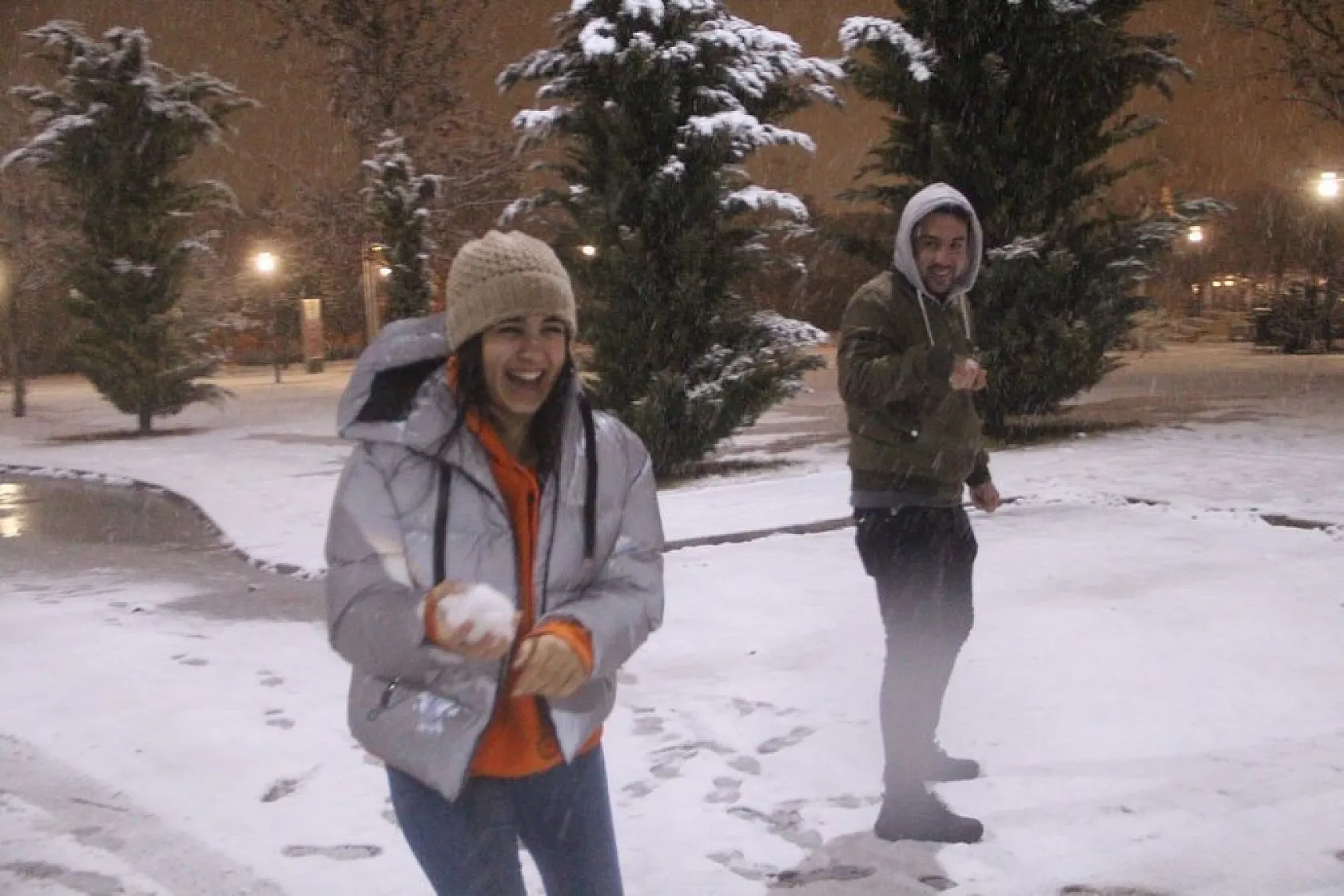 Elazığ'da kar yağışı etkili oldu