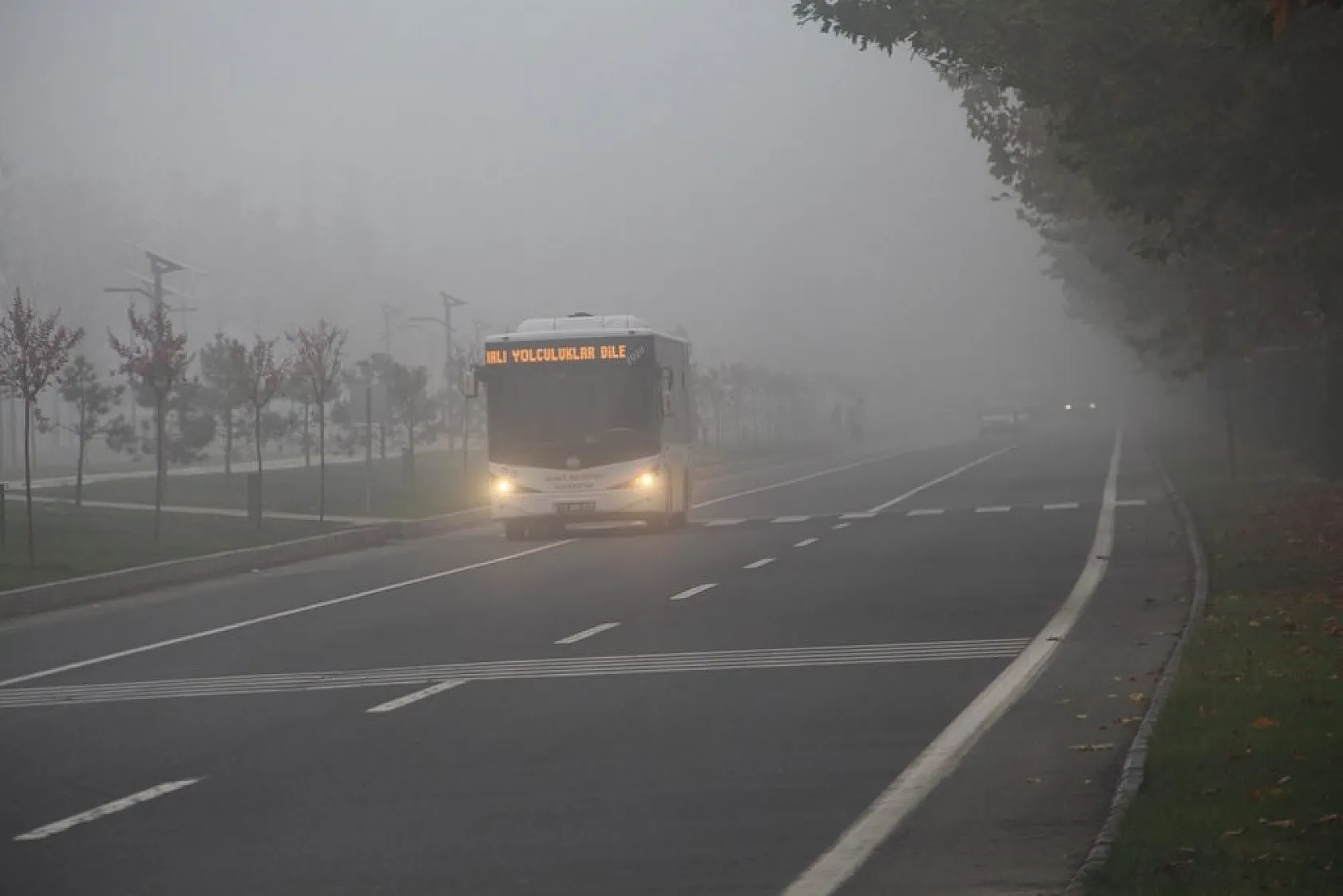 Elazığ'da sis etkili oldu